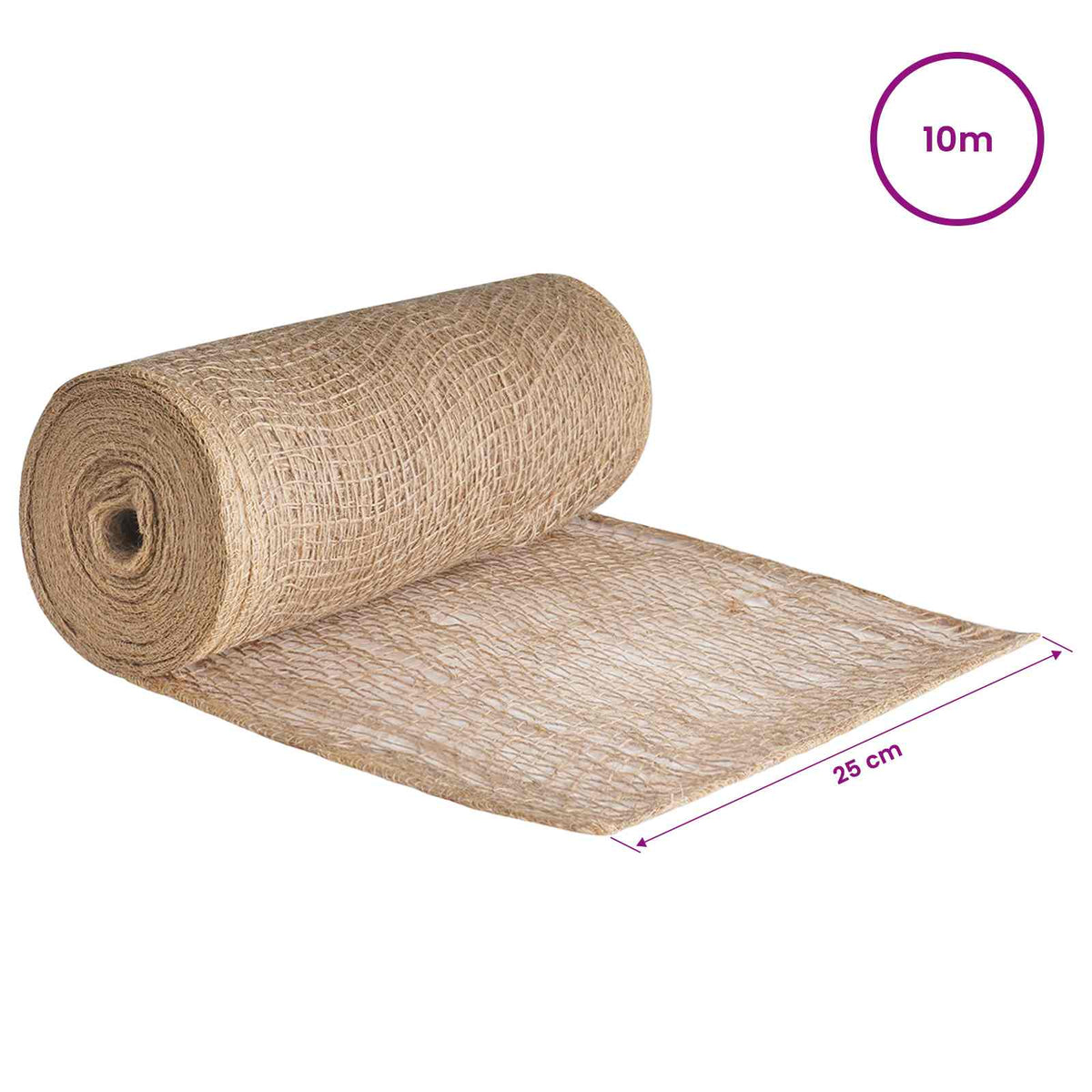 Jute Rulle 25 x 1000 cm