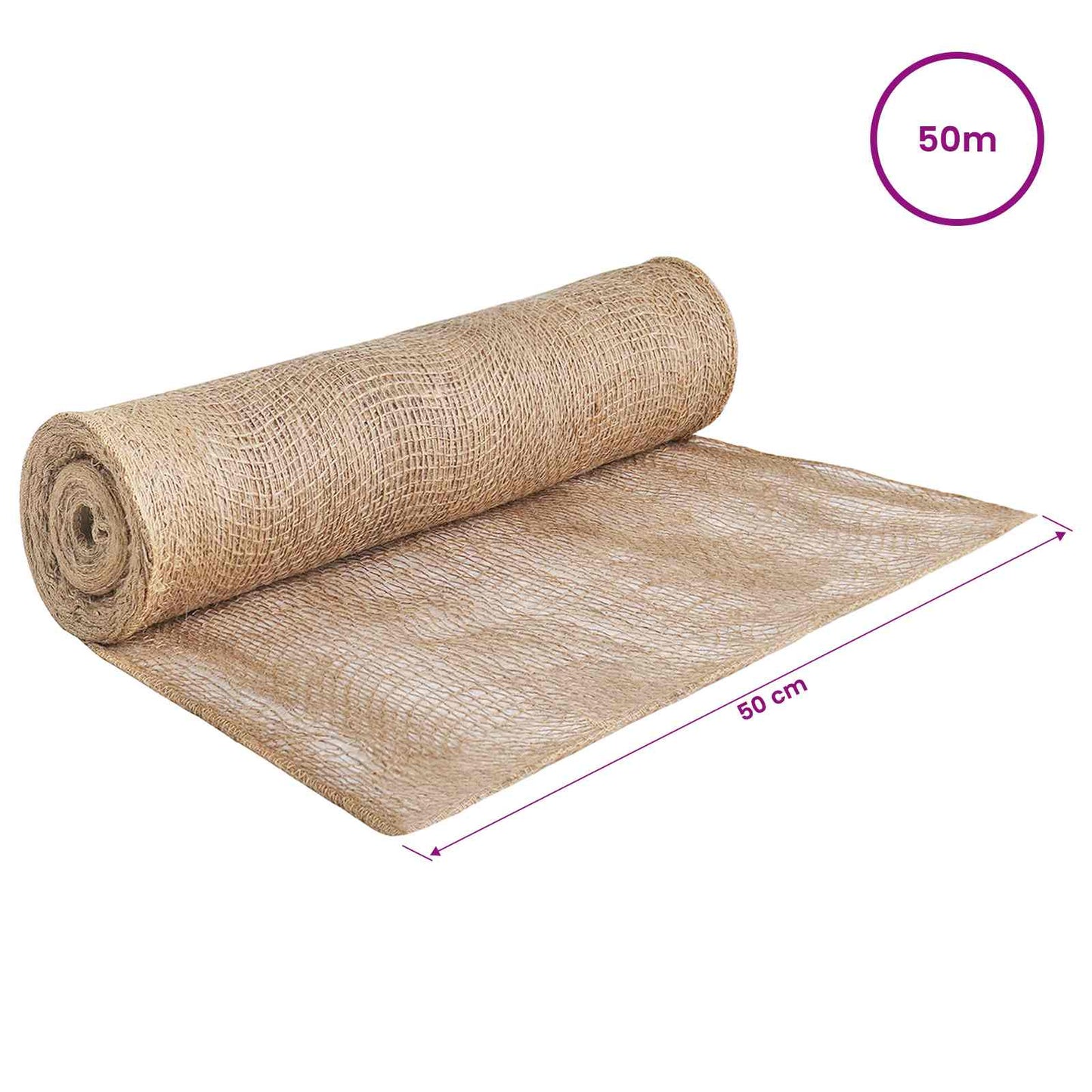 Jute Rulle 50 x 5000 cm