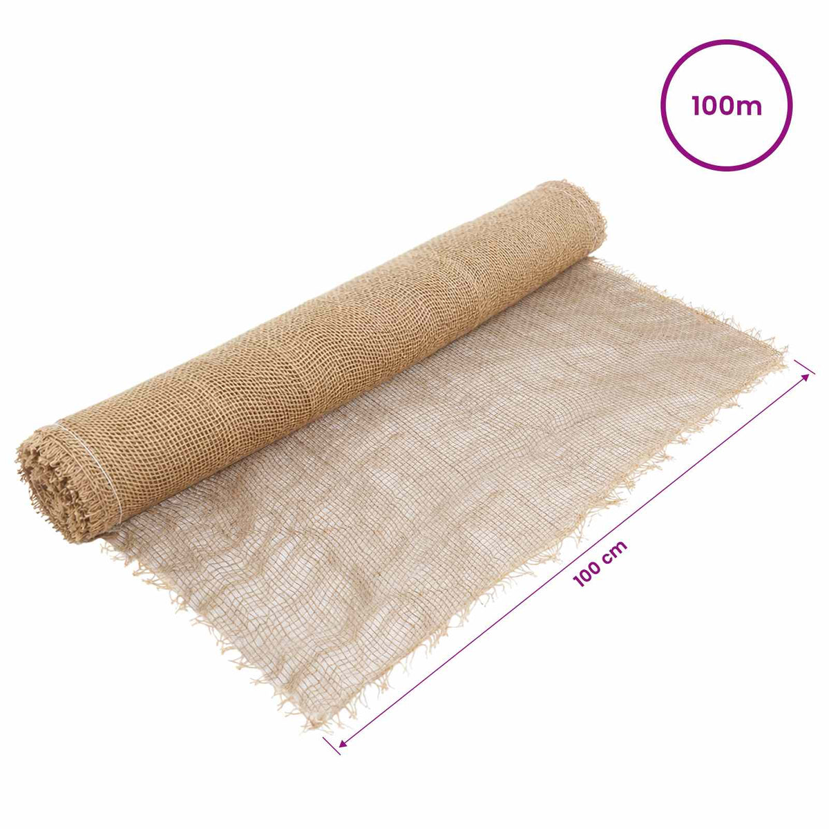 Jute Rulle 100 x 10000 cm