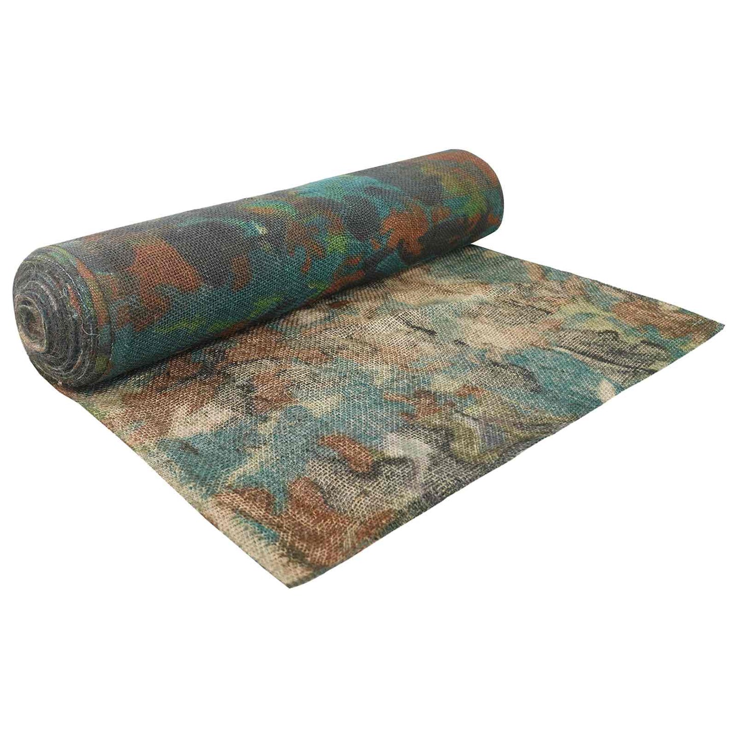 Jute Rulle 160 x 1000 cm Camouflage