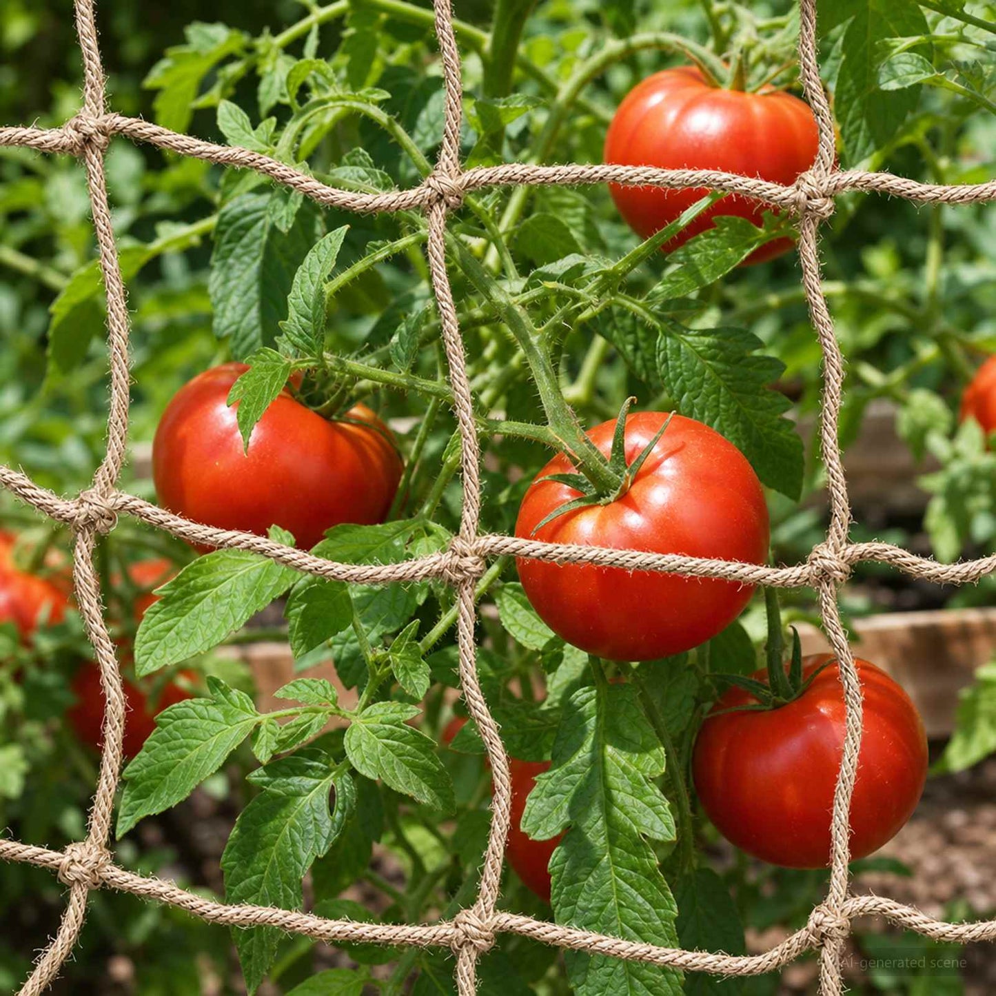 Jute Plante Støtte Net Naturfarvet 1 x 10 m 100% Tossa Jute