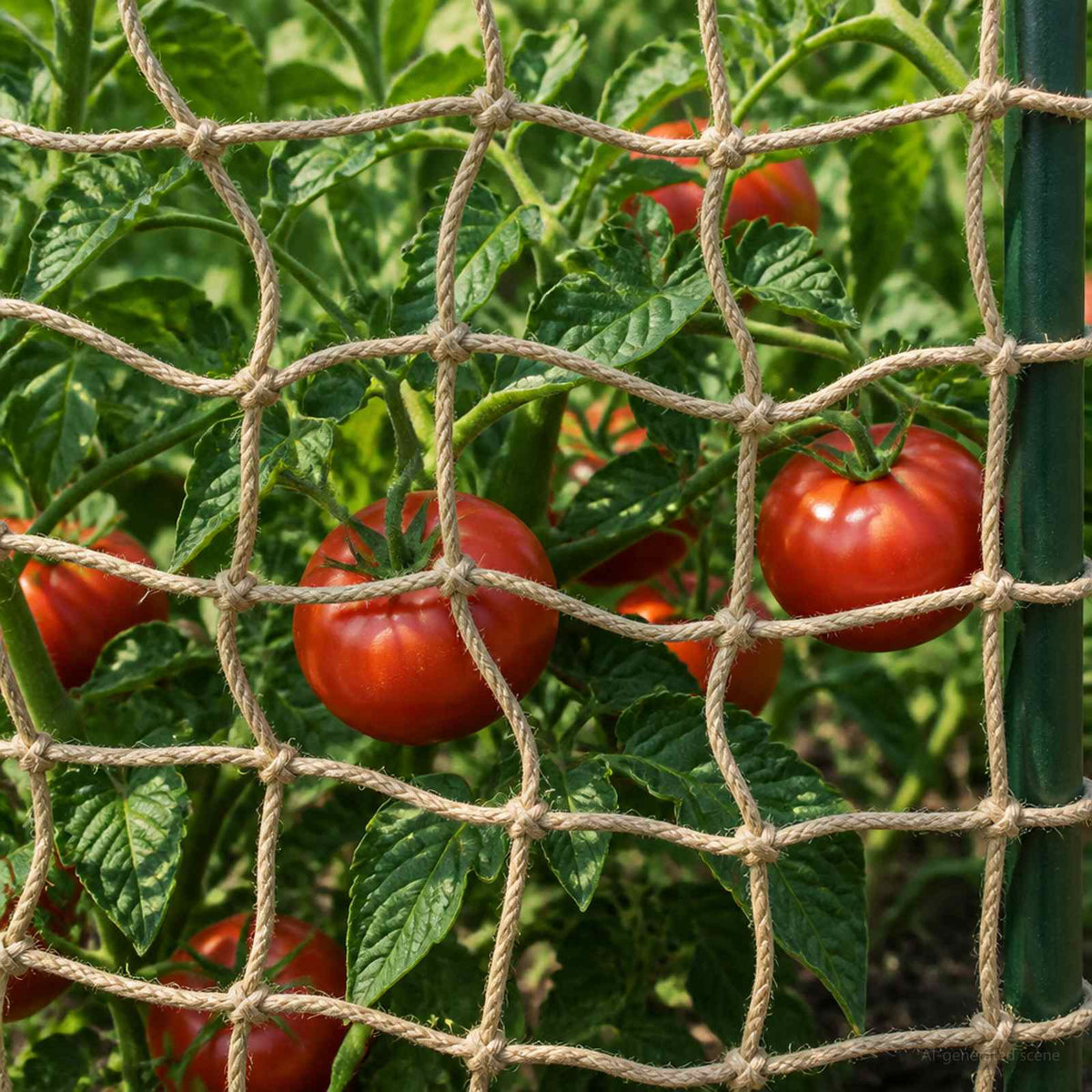 Jute Plante Støtte Net Naturfarvet 2 x 5 m 100% Tossa Jute