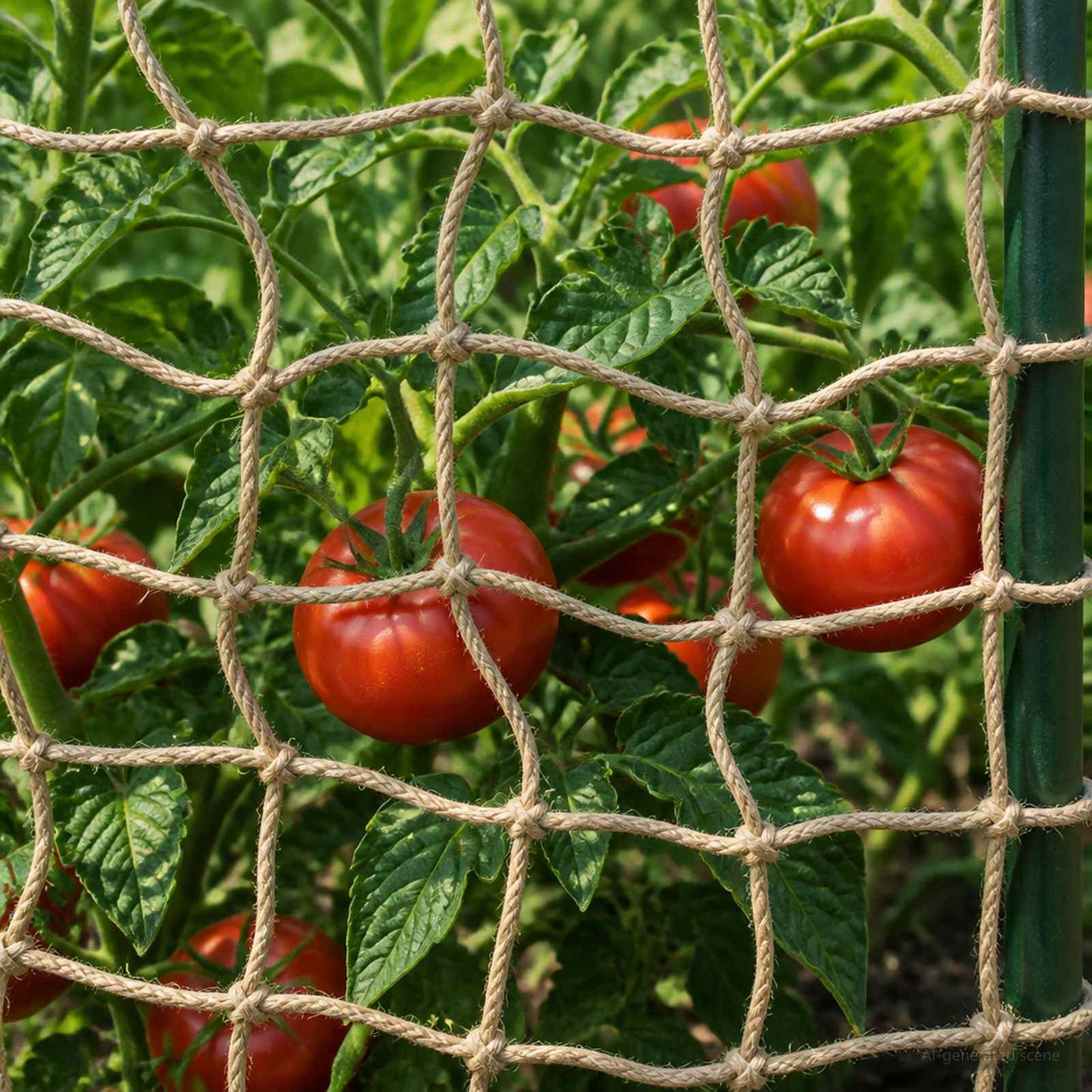 Jute Plante Støtte Net Naturfarvet 2 x 25 m 100% Tossa Jute