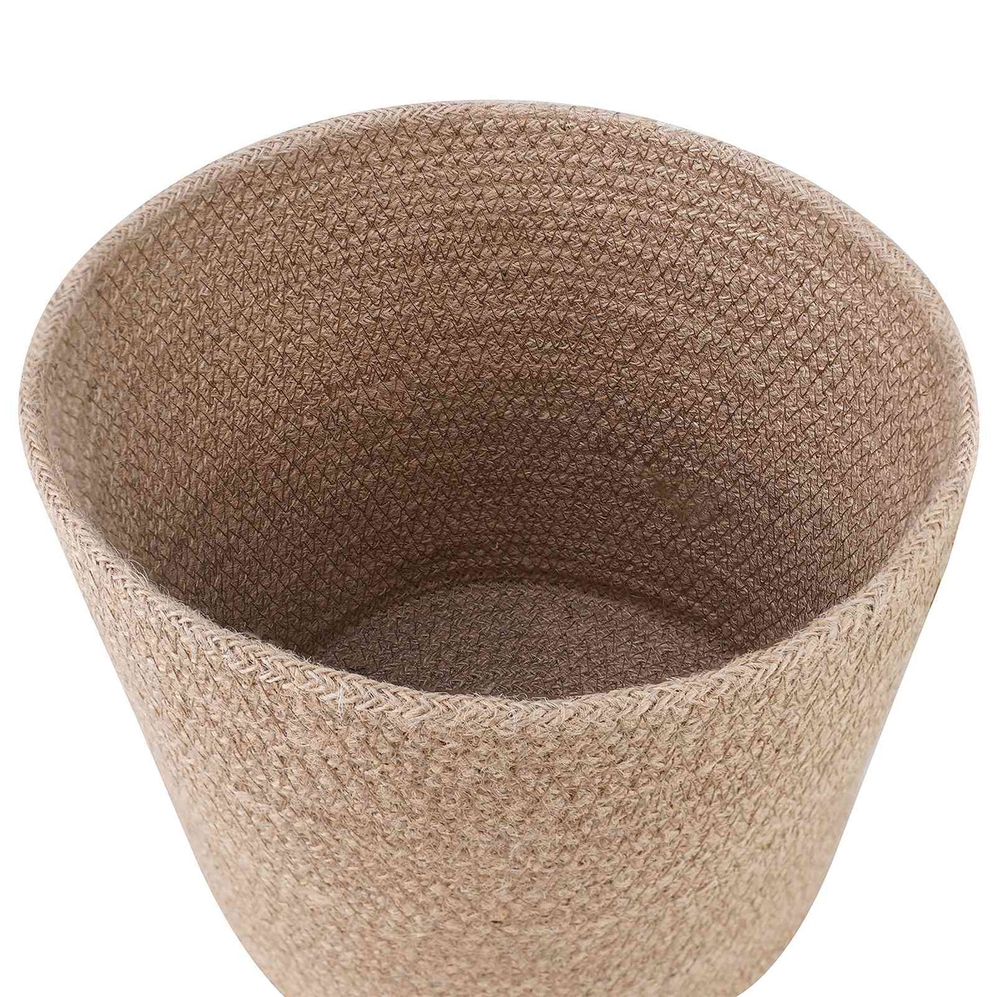 Plantepotte Sæt 2 stk. Naturfarvet Ø 21 x 21 cm 100% Tossa Jute