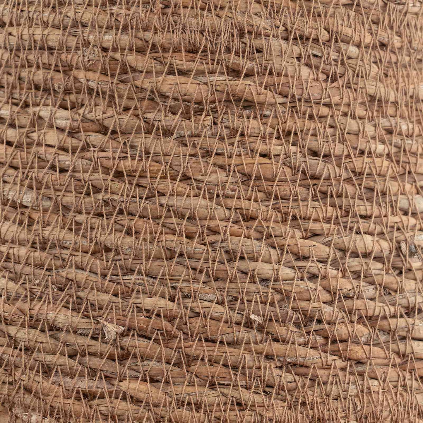Plantekrukke med håndtag Naturfarvet Ø 45 x 36 cm 100% Søgræs