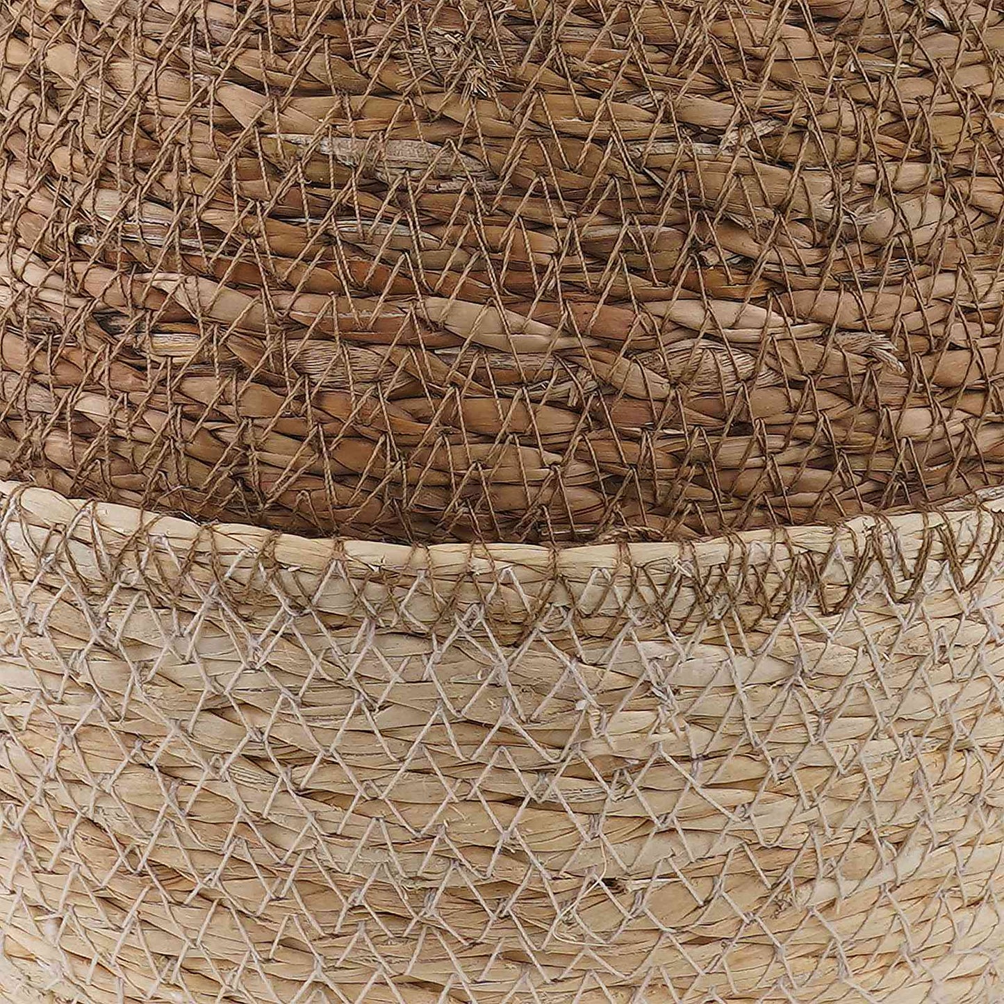 Plantekrukke med håndtag 2 stk. Hvid Ø 22 x 20 cm 100% Søgræs