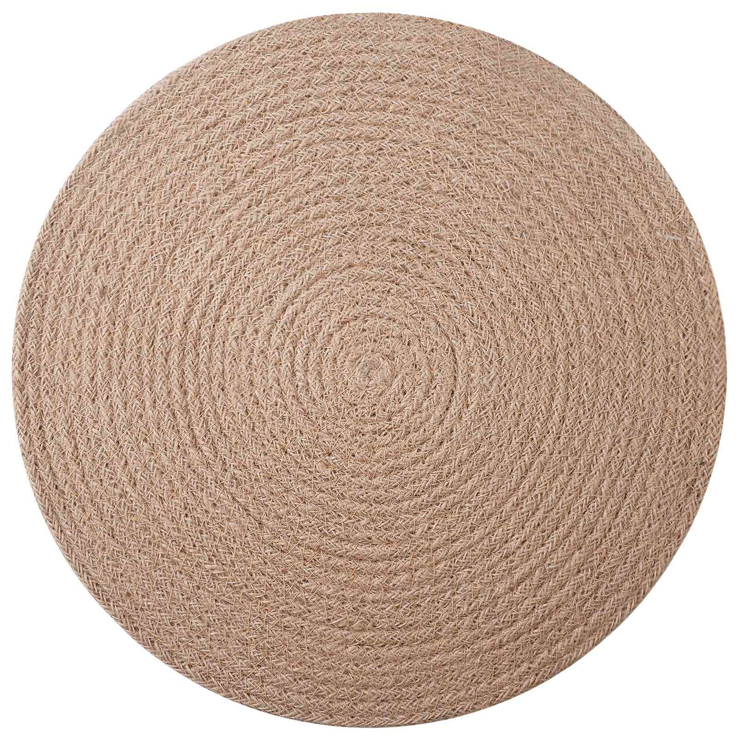 Jute dækkeservietter 4 stk. Naturfarvet 100% Tossa Jute
