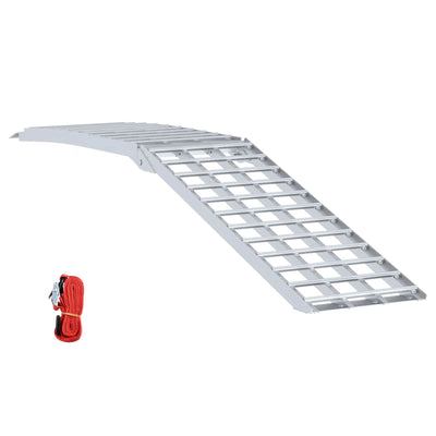 Motorcykelrampe 680 kg Sølv 680 kg Aluminium