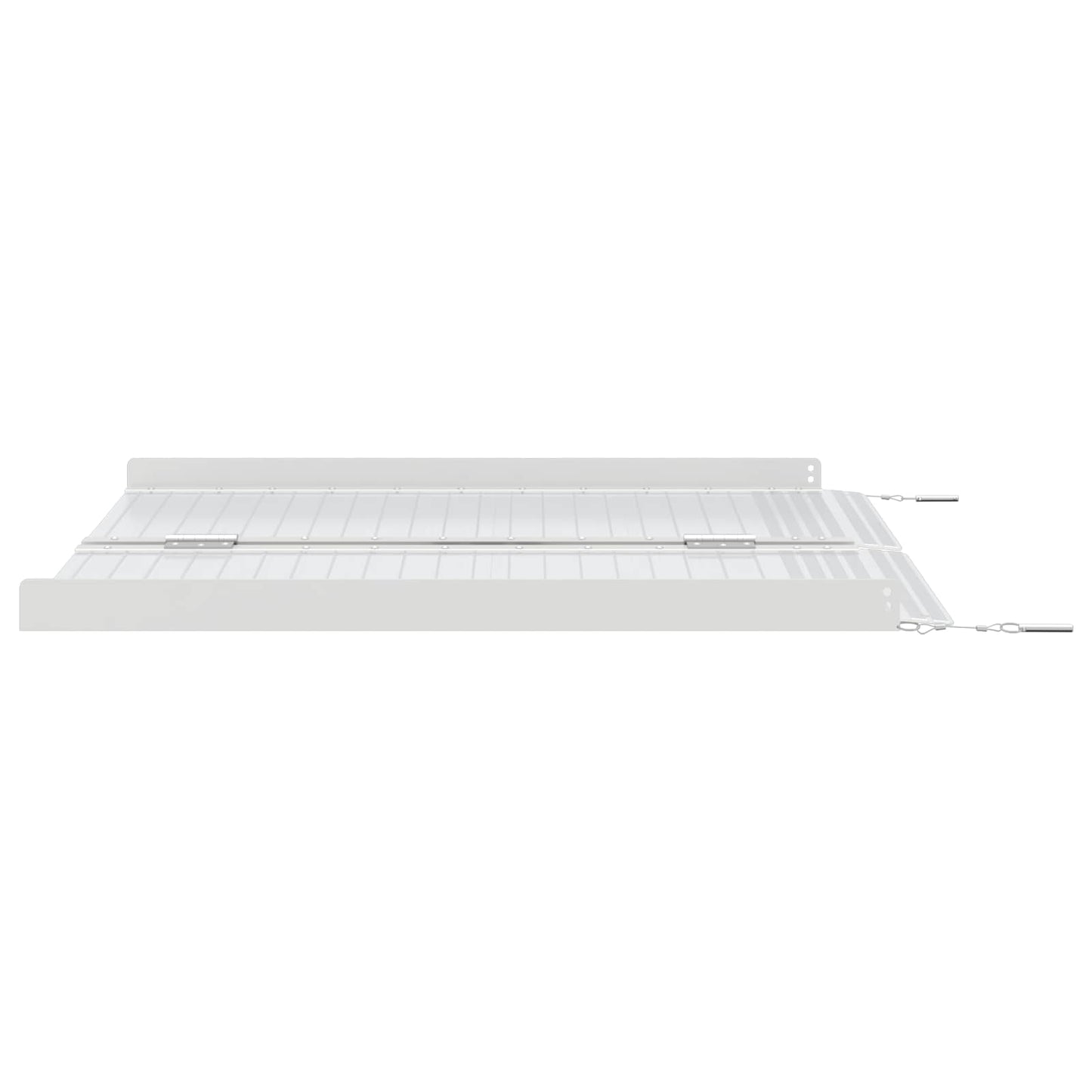 Rampe til kørestol 270 kg Sølv 270 kg Aluminium