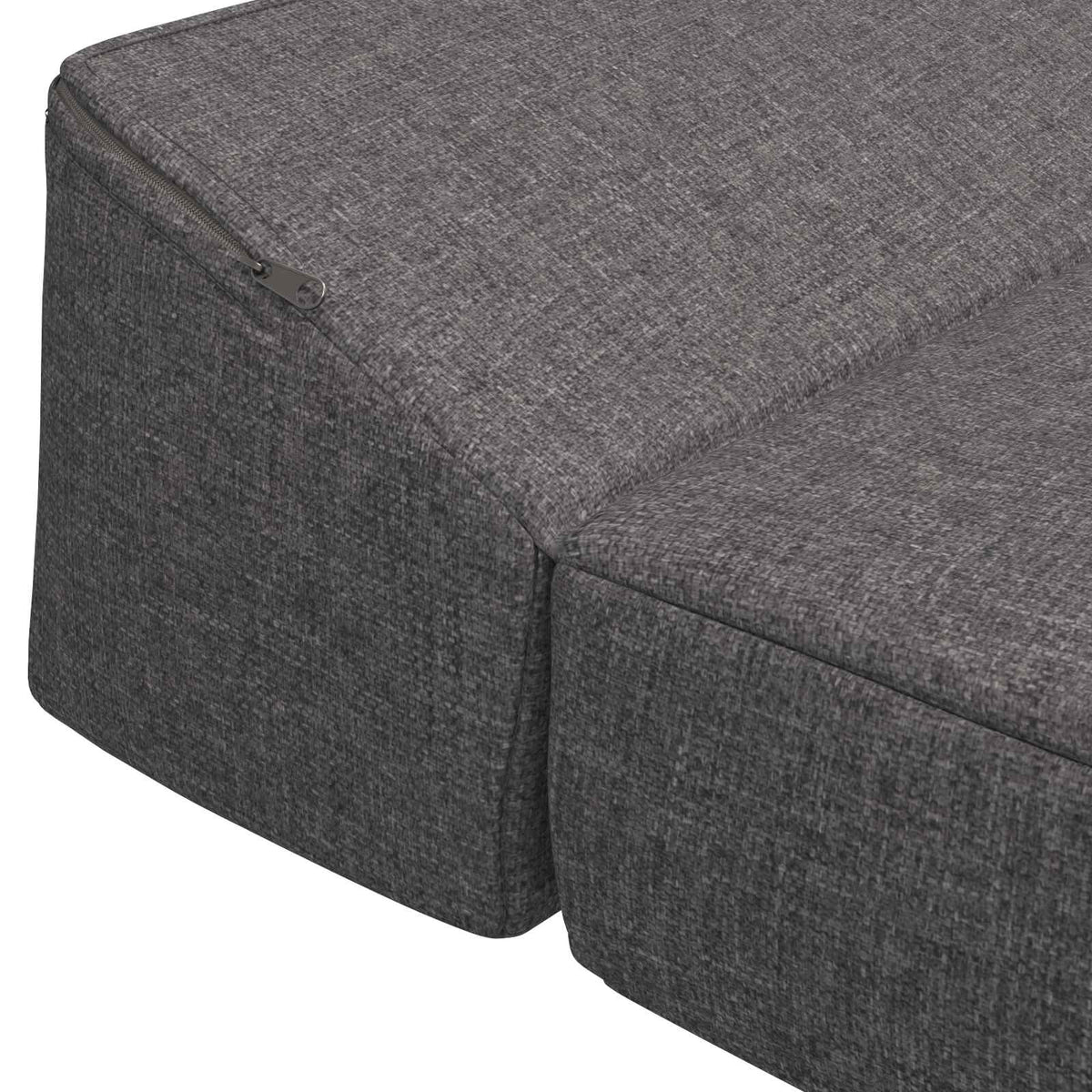 Samlebar Sofa Seng Lysegrå 200 x 70 x 10 cm Stof