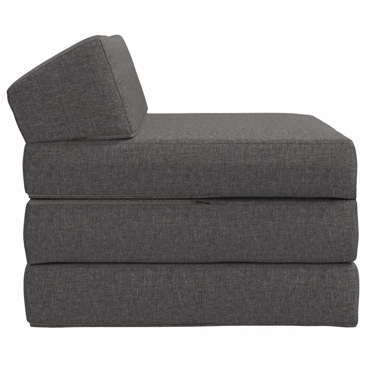 Samlebar Sofa Seng Lysegrå 200 x 70 x 10 cm Stof