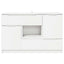 Sideboard Hvid 100 x 30 x 65,6 Konstrueret træ