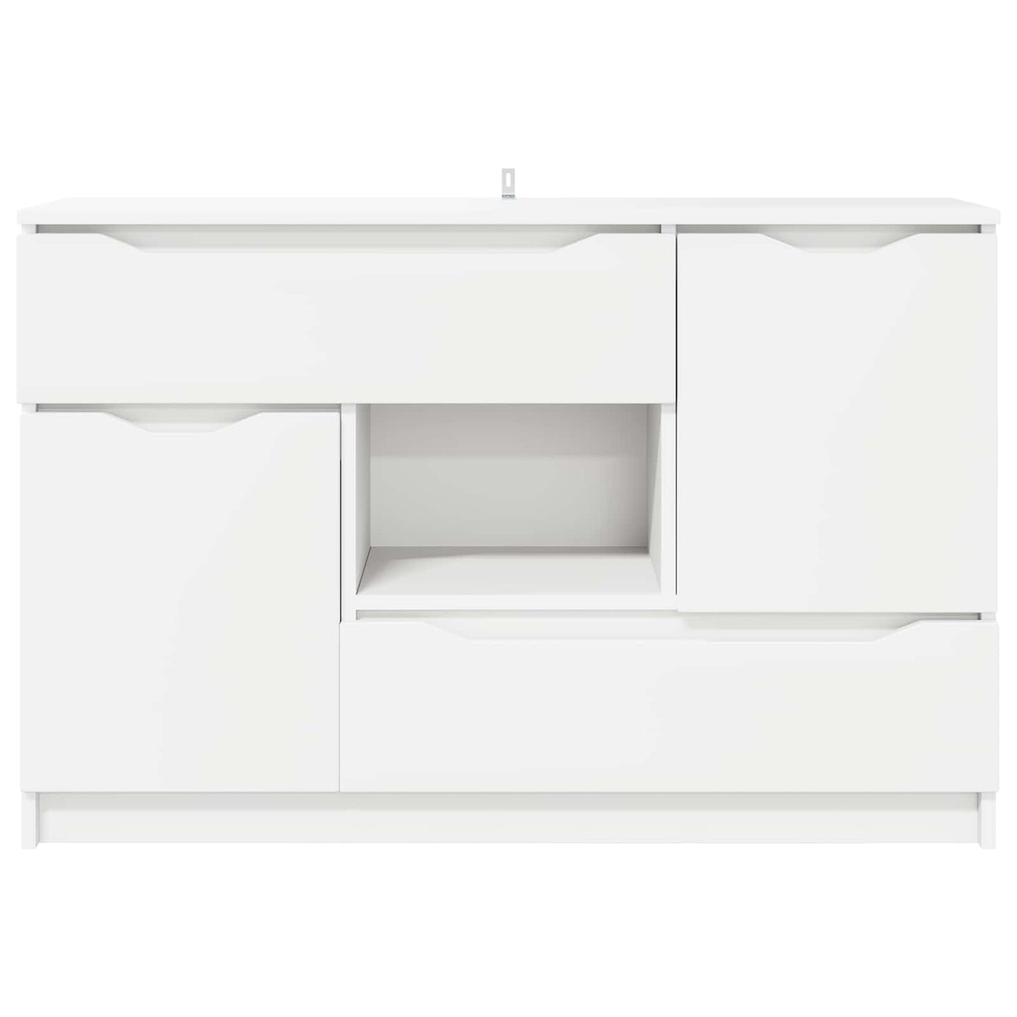 Sideboard Hvid 100 x 30 x 65,6 Konstrueret træ