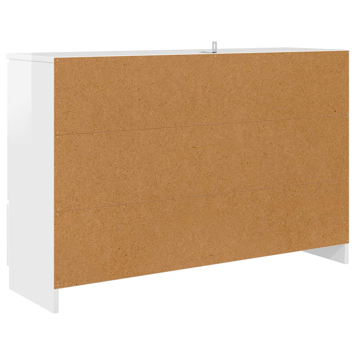 Sideboard Høj gloss hvid 100 x 30 x 65,6 Konstrueret træ