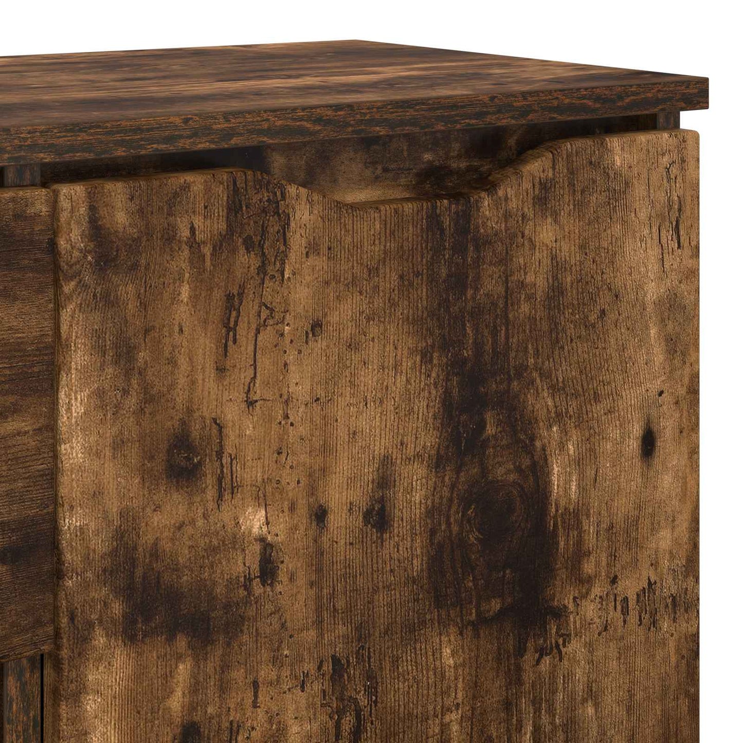 Sideboard Røget eg 100 x 30 x 65,6 Konstrueret træ