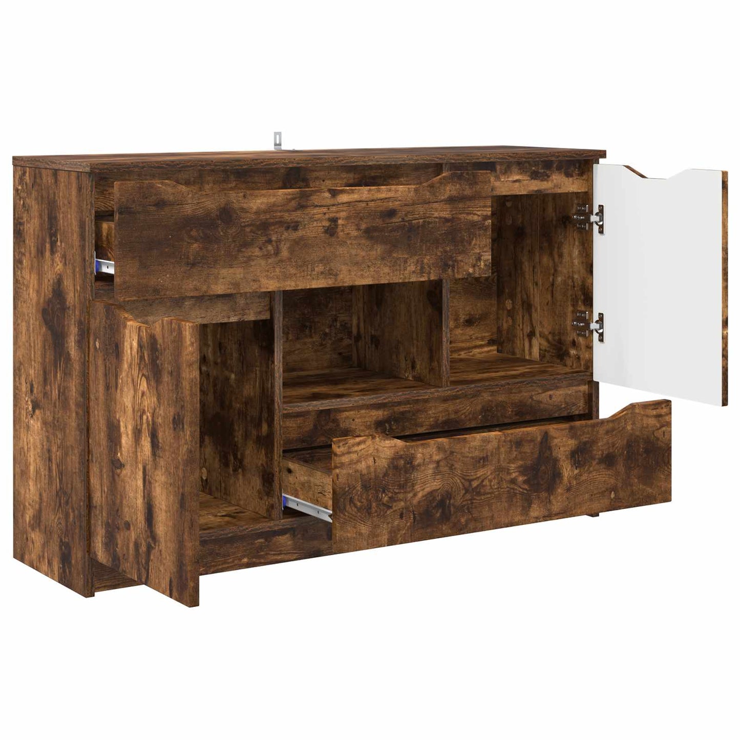 Sideboard Røget eg 100 x 30 x 65,6 Konstrueret træ