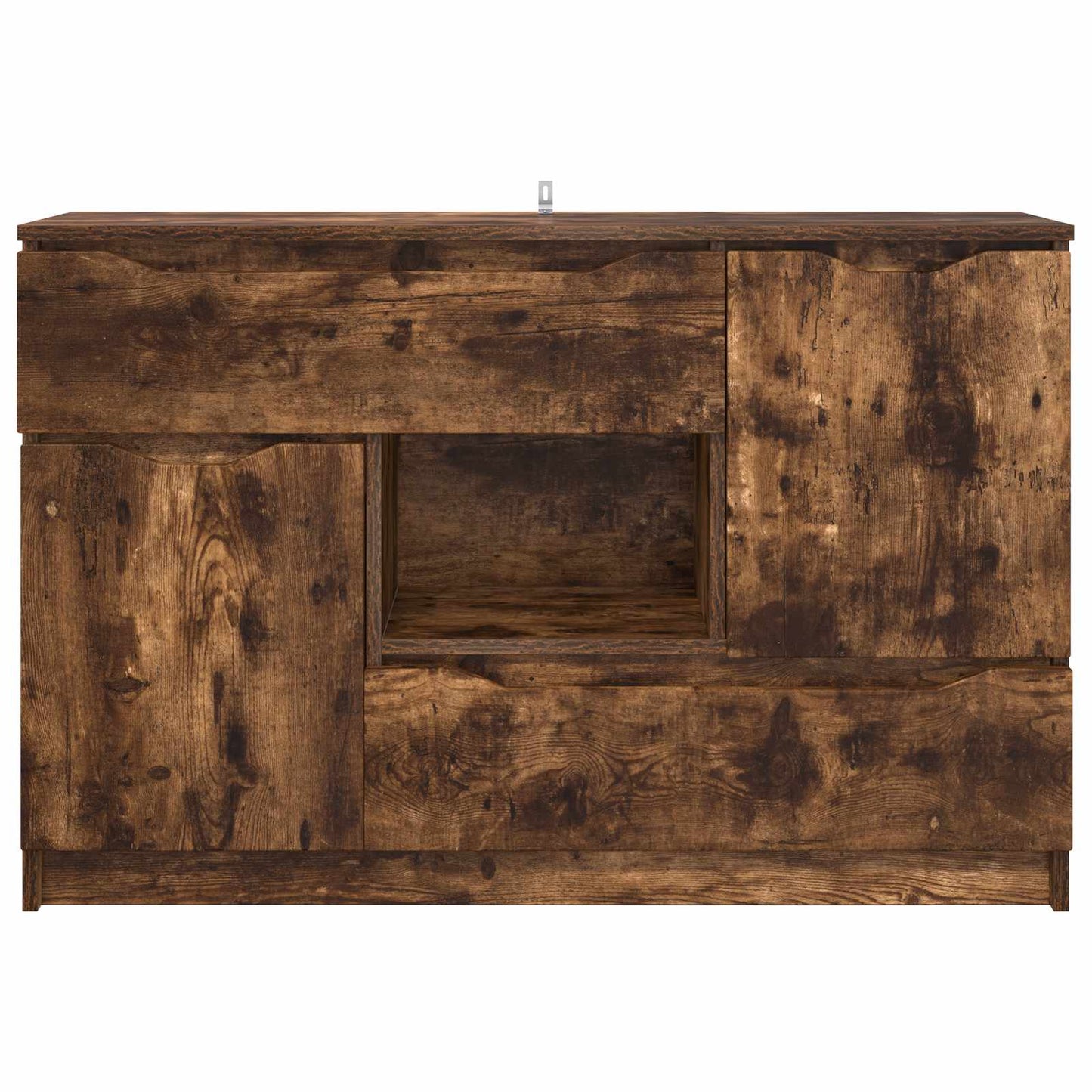 Sideboard Røget eg 100 x 30 x 65,6 Konstrueret træ