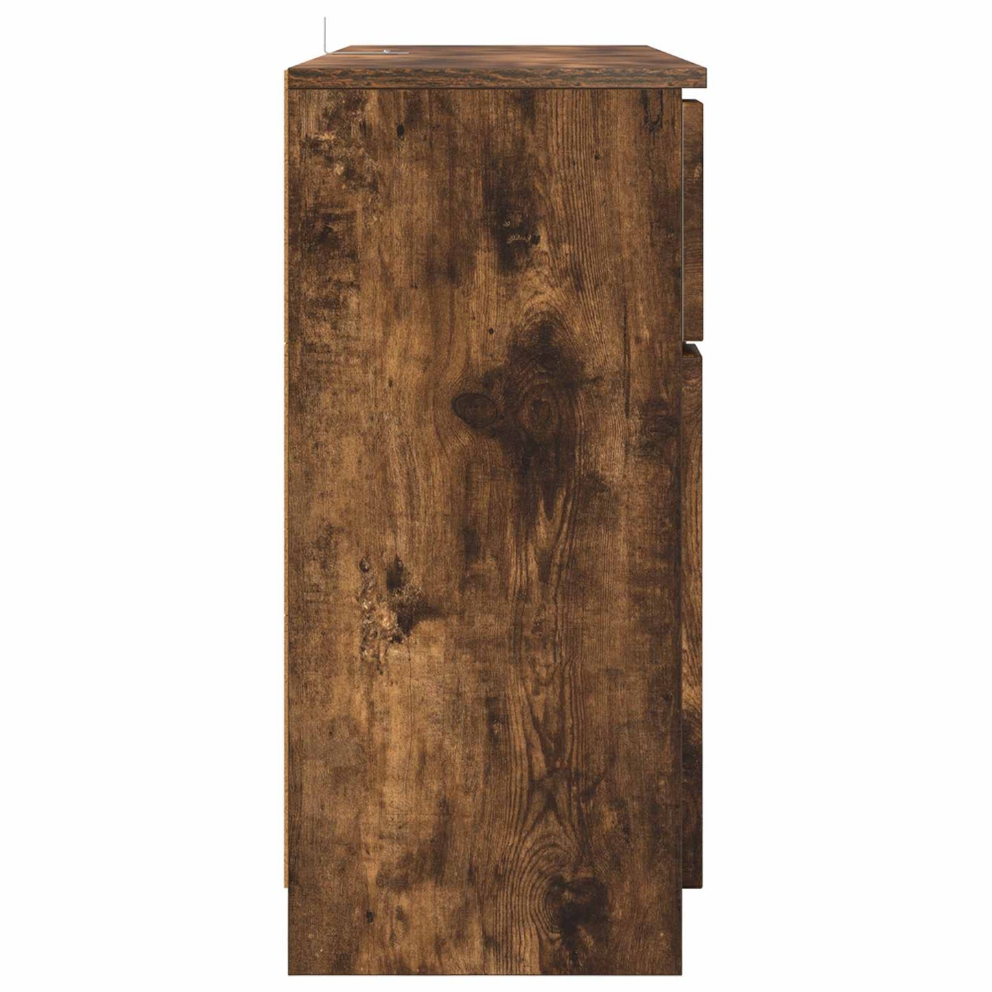 Sideboard Røget eg 100 x 30 x 65,6 Konstrueret træ