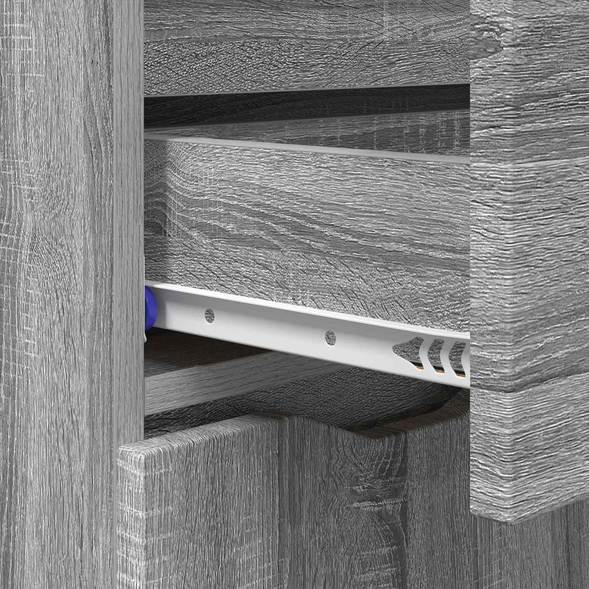 Sideboard Grå Sonoma 100 x 30 x 65,6 Konstrueret træ