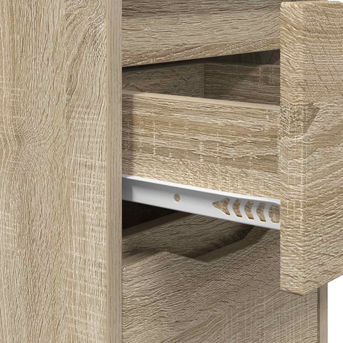 Sengeborde 2 stk. Sonoma eg 30,5 x 30 x 43 cm Konstrueret træ