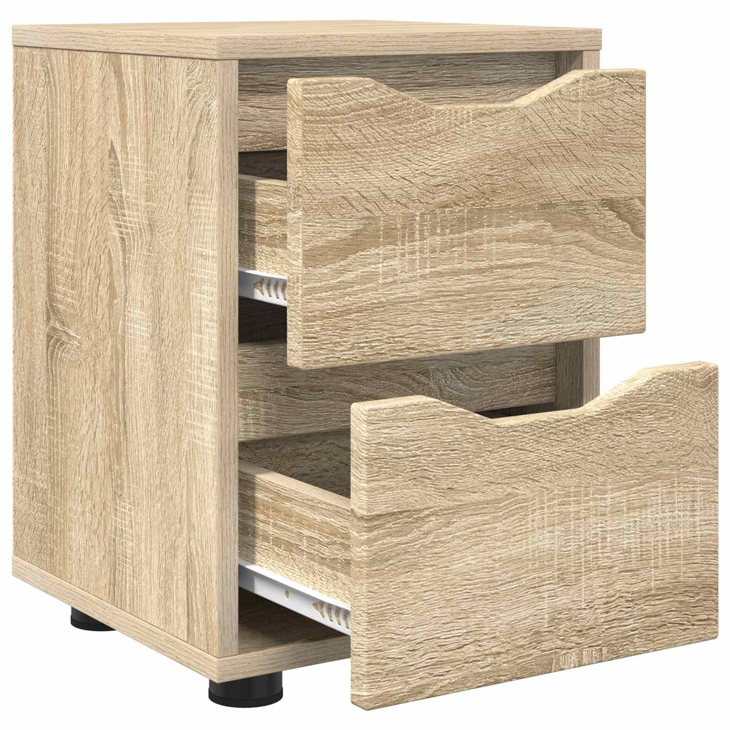Sengeborde 2 stk. Sonoma eg 30,5 x 30 x 43 cm Konstrueret træ