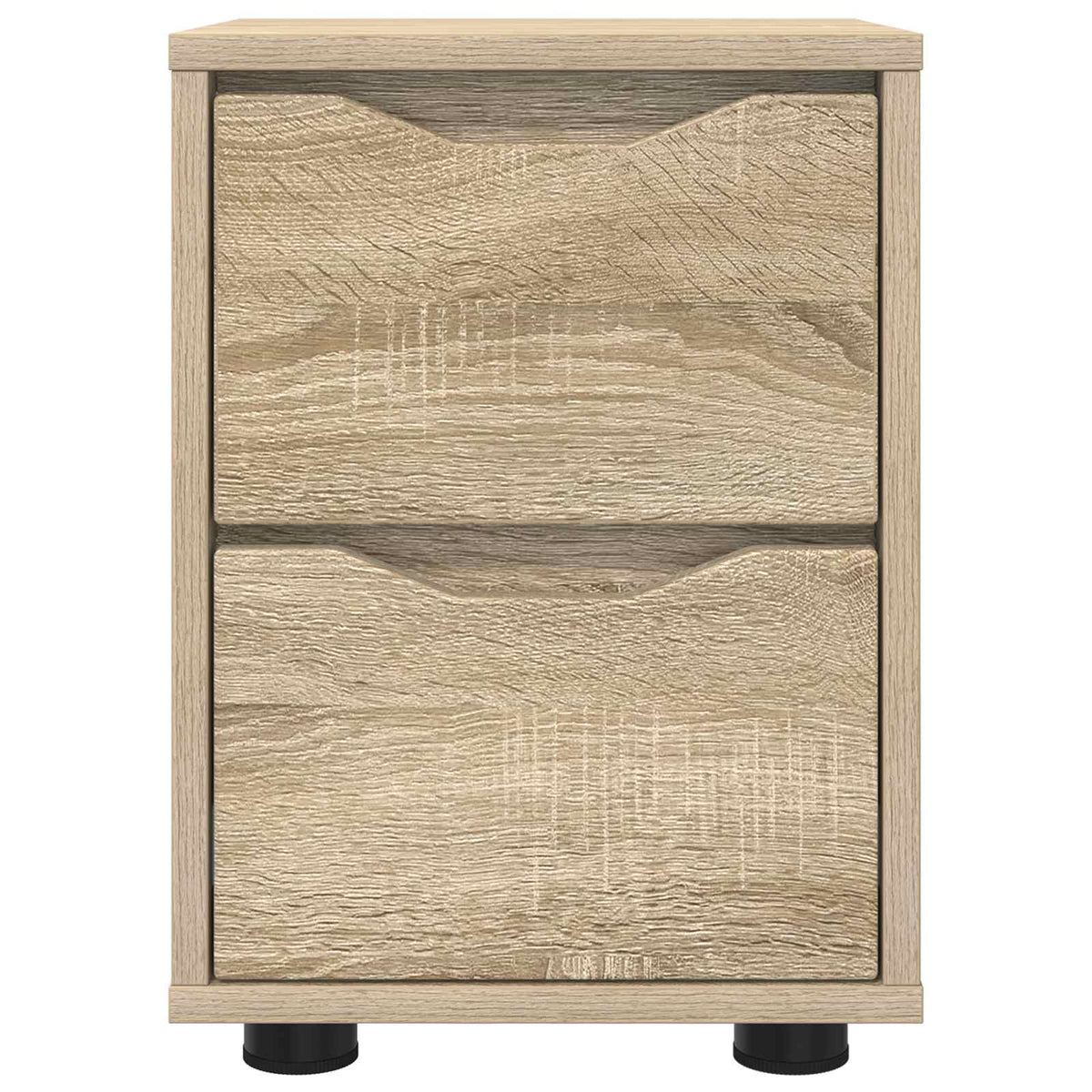 Sengeborde 2 stk. Sonoma eg 30,5 x 30 x 43 cm Konstrueret træ