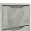 Sengeborde 2 stk. Beton Grå 30,5 x 30 x 43 cm Konstrueret træ