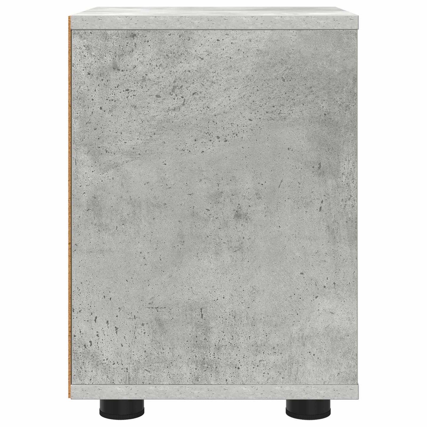 Sengeborde 2 stk. Beton Grå 30,5 x 30 x 43 cm Konstrueret træ