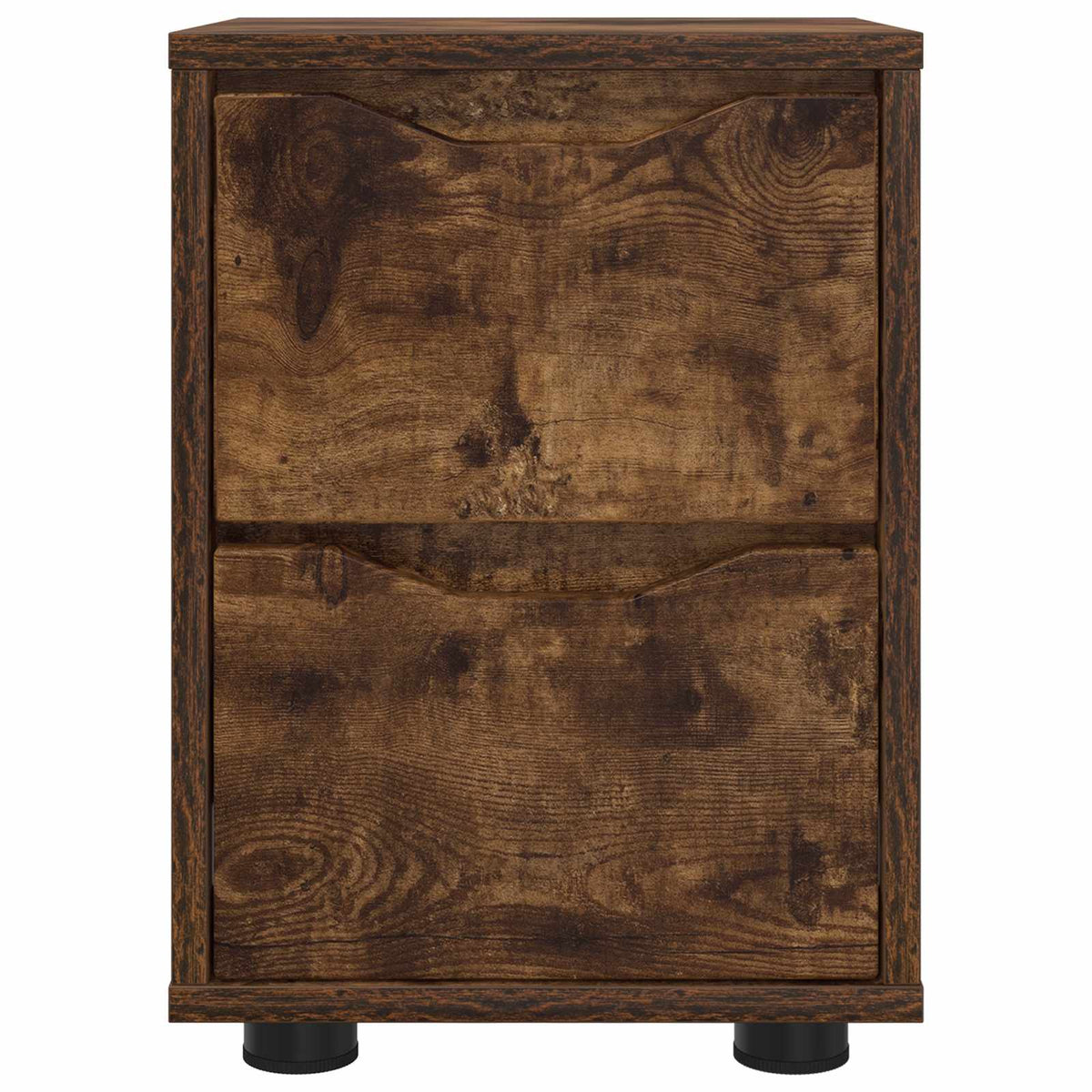Sengebord Røget eg 30,5 x 30 x 43 cm Konstrueret træ