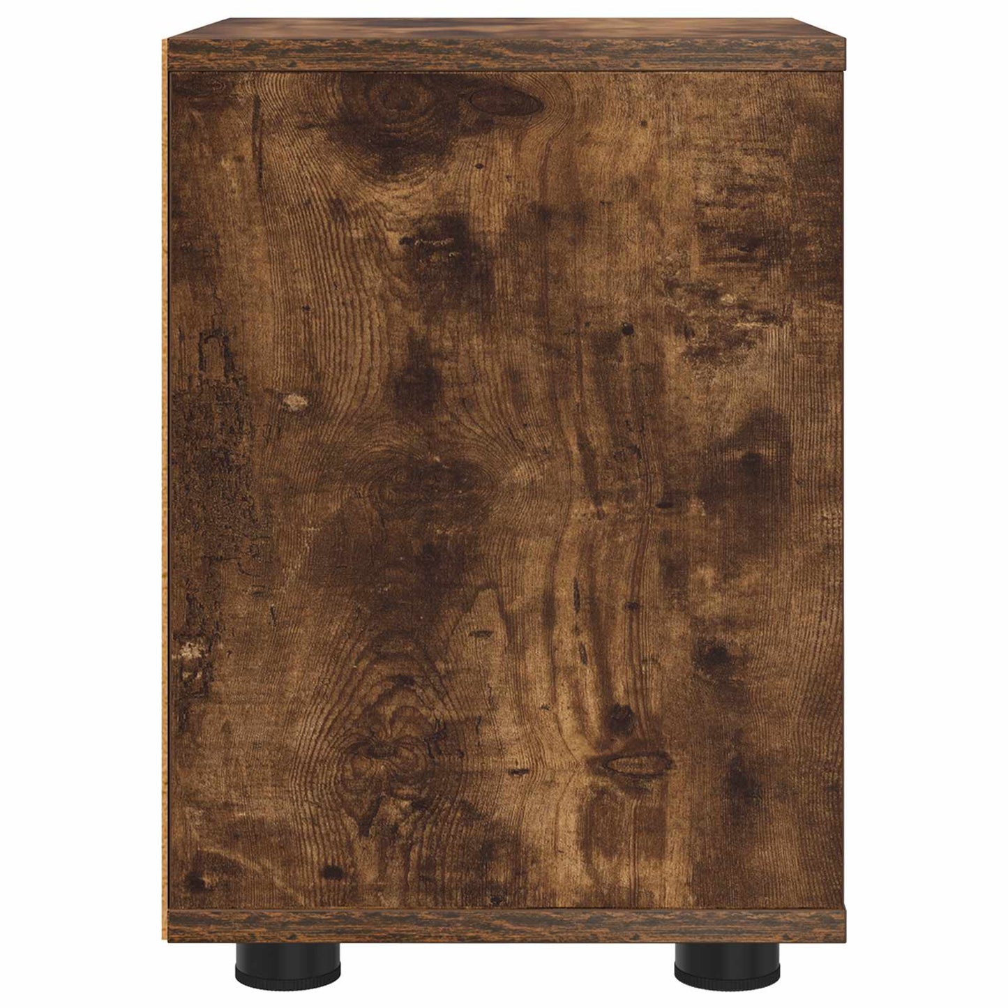 Sengeborde 2 stk. Røget eg 30,5 x 30 x 43 cm Konstrueret træ