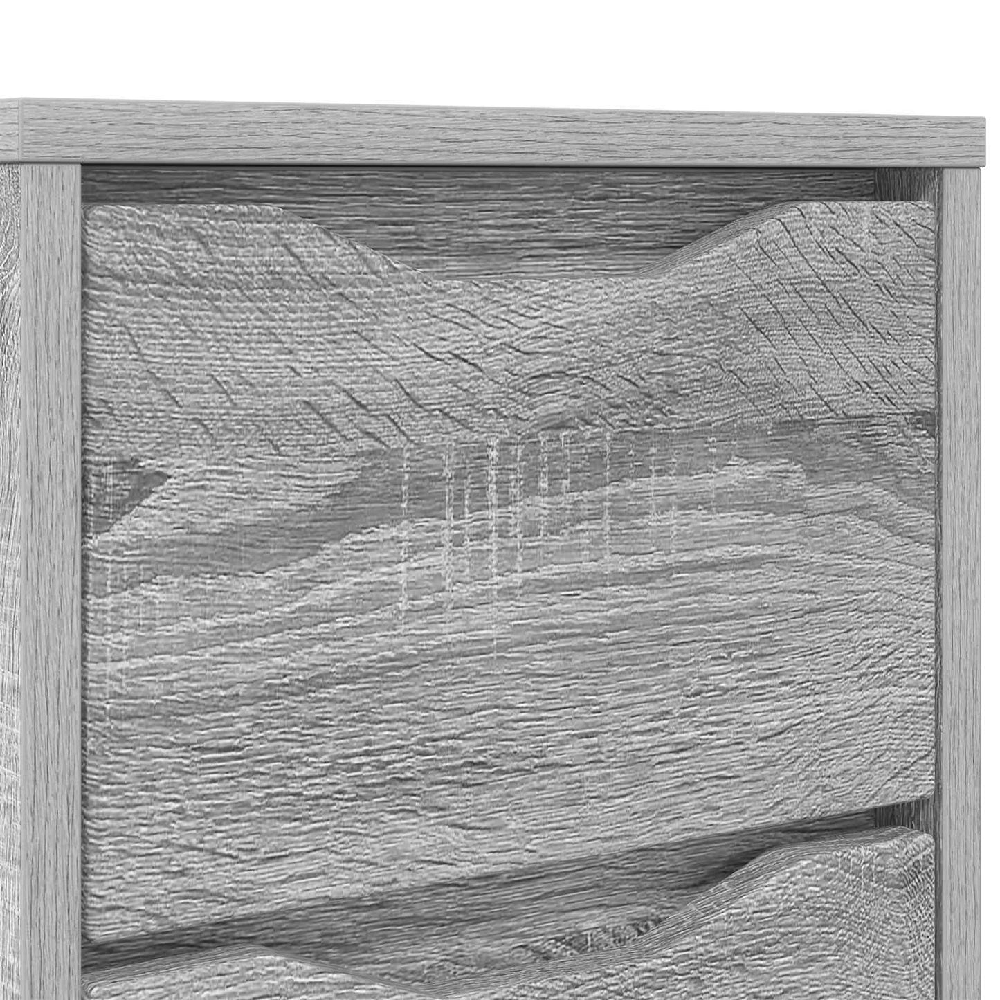 Sengeborde 2 stk. Grå Sonoma 30,5 x 30 x 43 cm Konstrueret træ