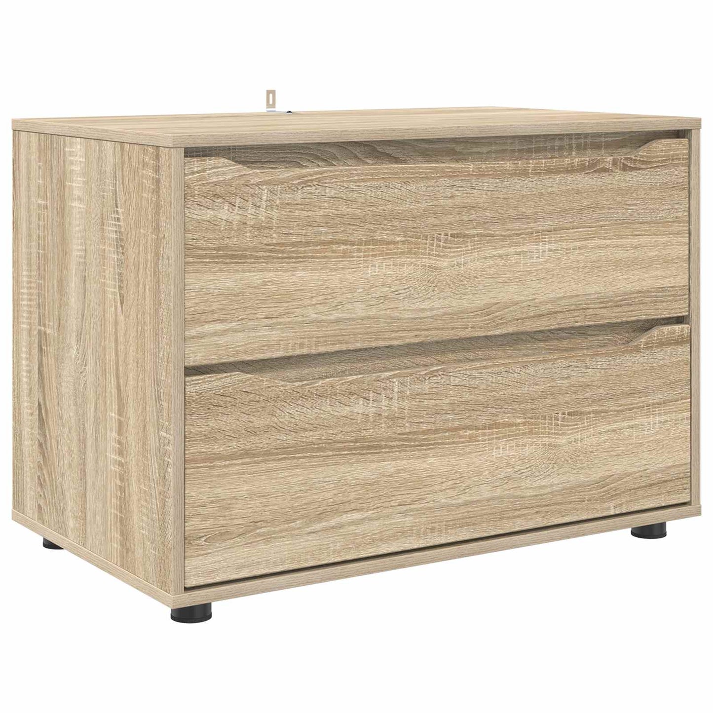 Opbevaringsskab 80 x 48 x 57 cm Konstrueret træ Sonoma eg