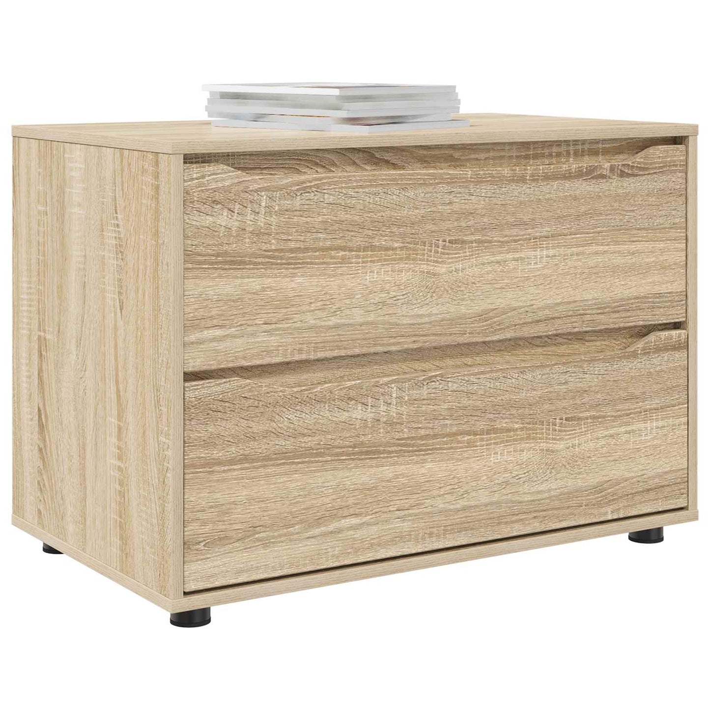 Opbevaringsskab 80 x 48 x 57 cm Konstrueret træ Sonoma eg