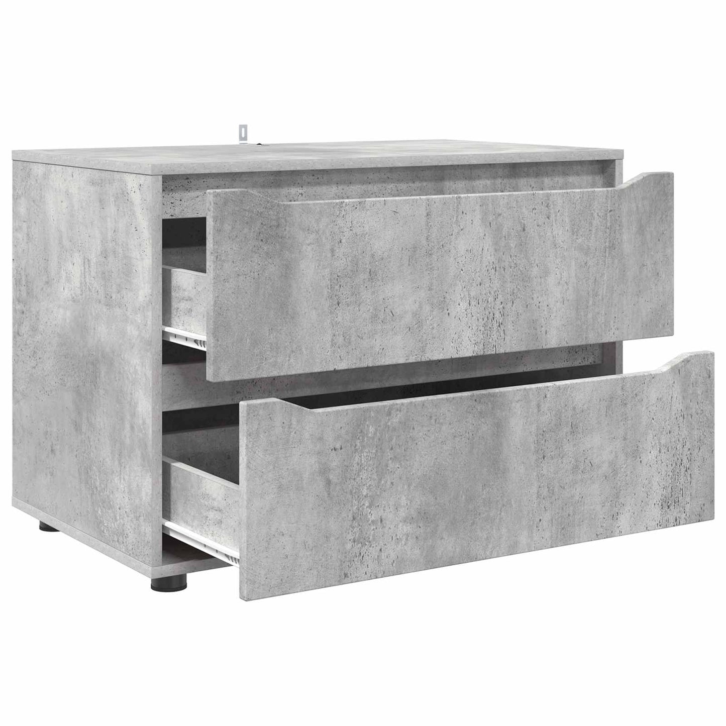 Opbevaringsskab 80 x 48 x 57 cm Konstrueret træ Beton Grå