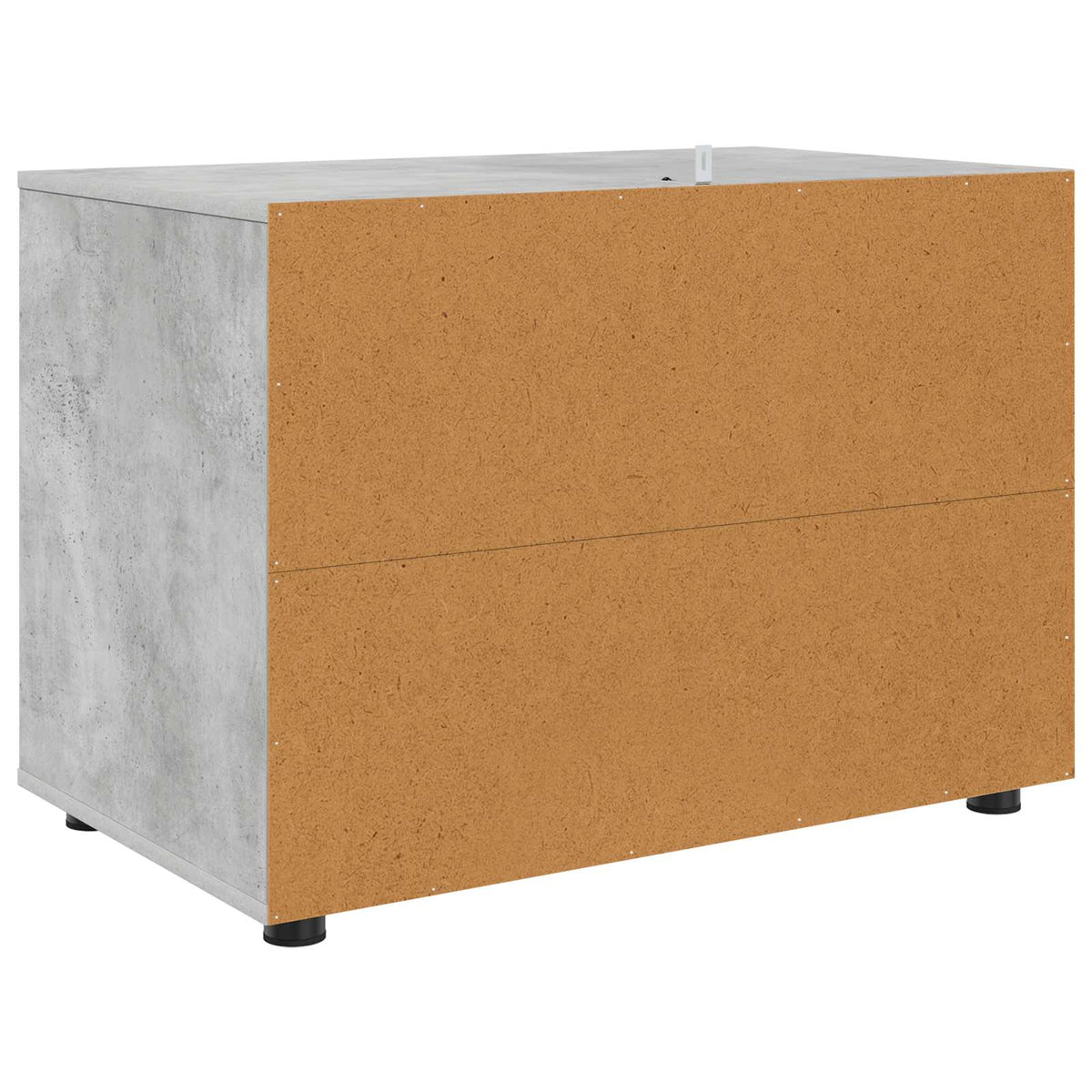 Opbevaringsskab 80 x 48 x 57 cm Konstrueret træ Beton Grå