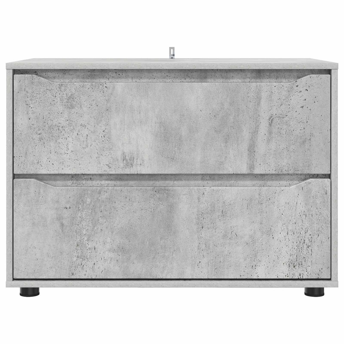 Opbevaringsskab 80 x 48 x 57 cm Konstrueret træ Beton Grå