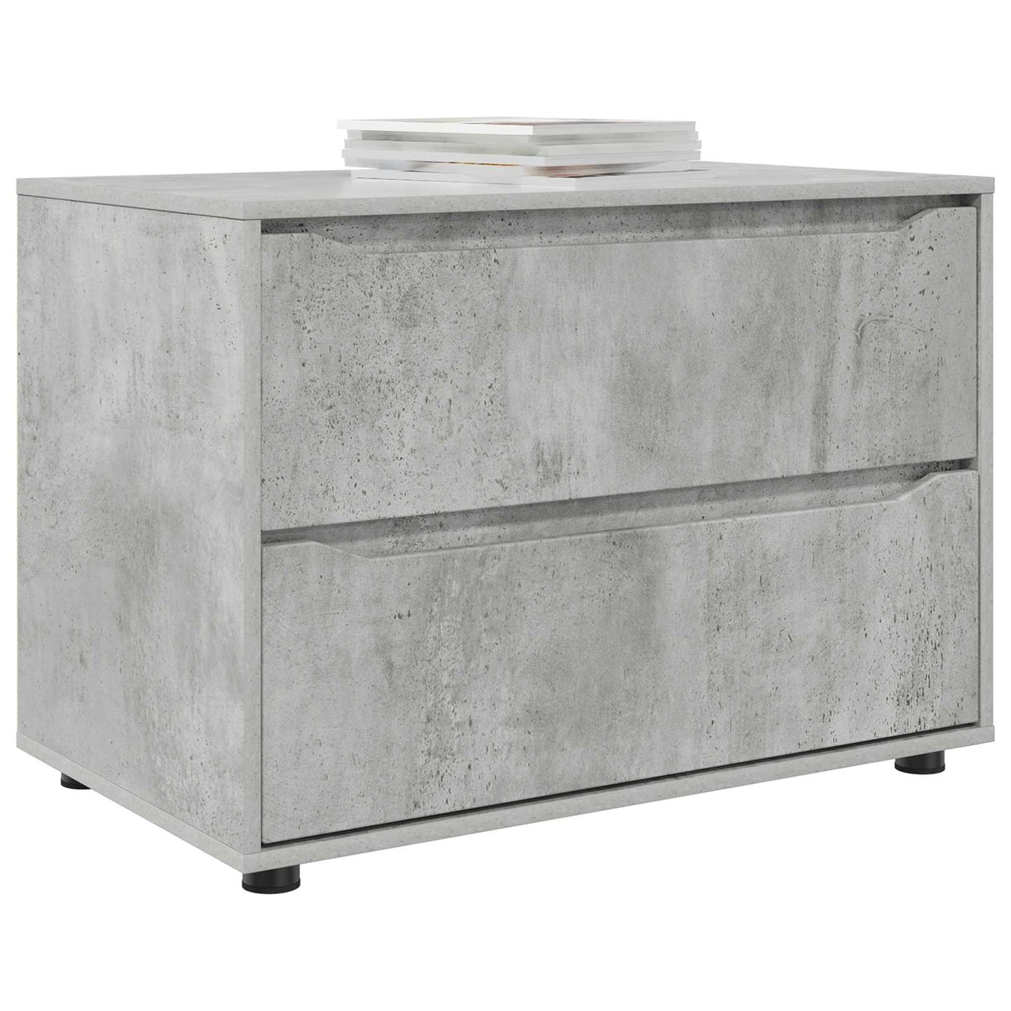 Opbevaringsskab 80 x 48 x 57 cm Konstrueret træ Beton Grå
