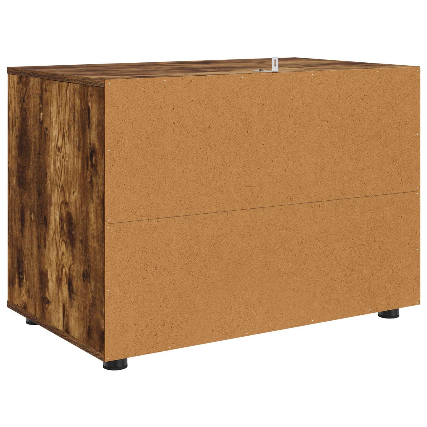Opbevaringsskab 80 x 48 x 57 cm Konstrueret træ Røget eg