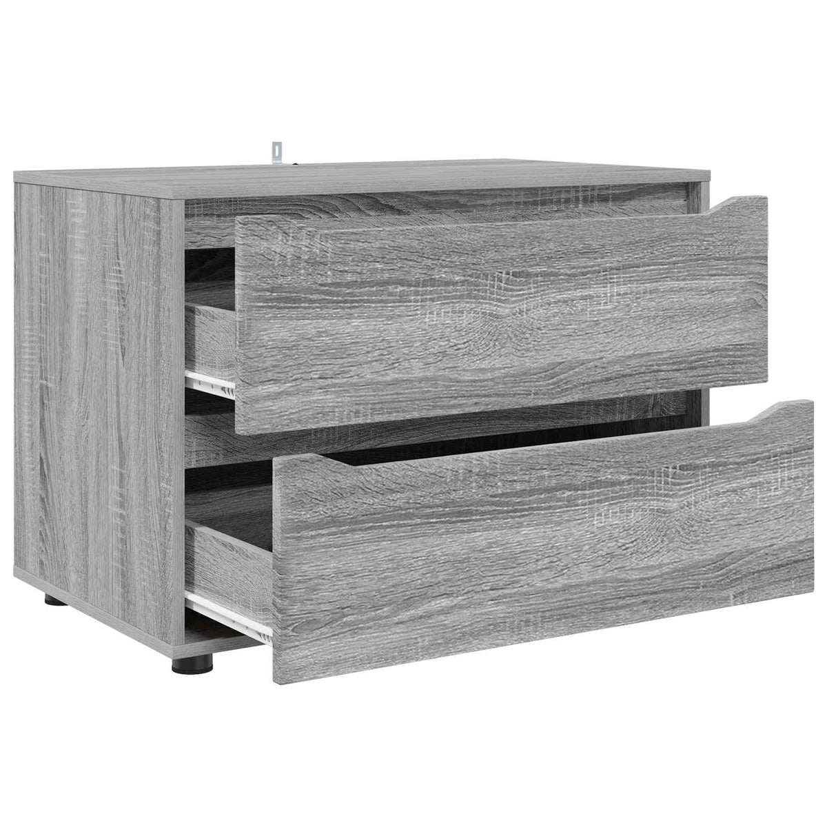 Opbevaringsskab 80 x 48 x 57 cm Konstrueret træ Grå Sonoma
