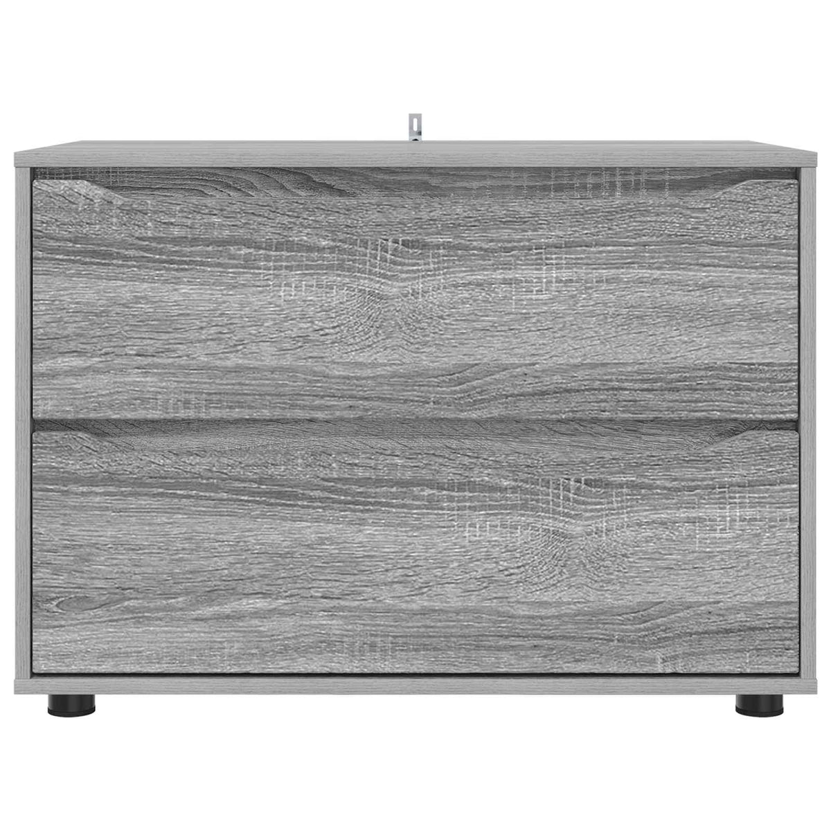 Opbevaringsskab 80 x 48 x 57 cm Konstrueret træ Grå Sonoma