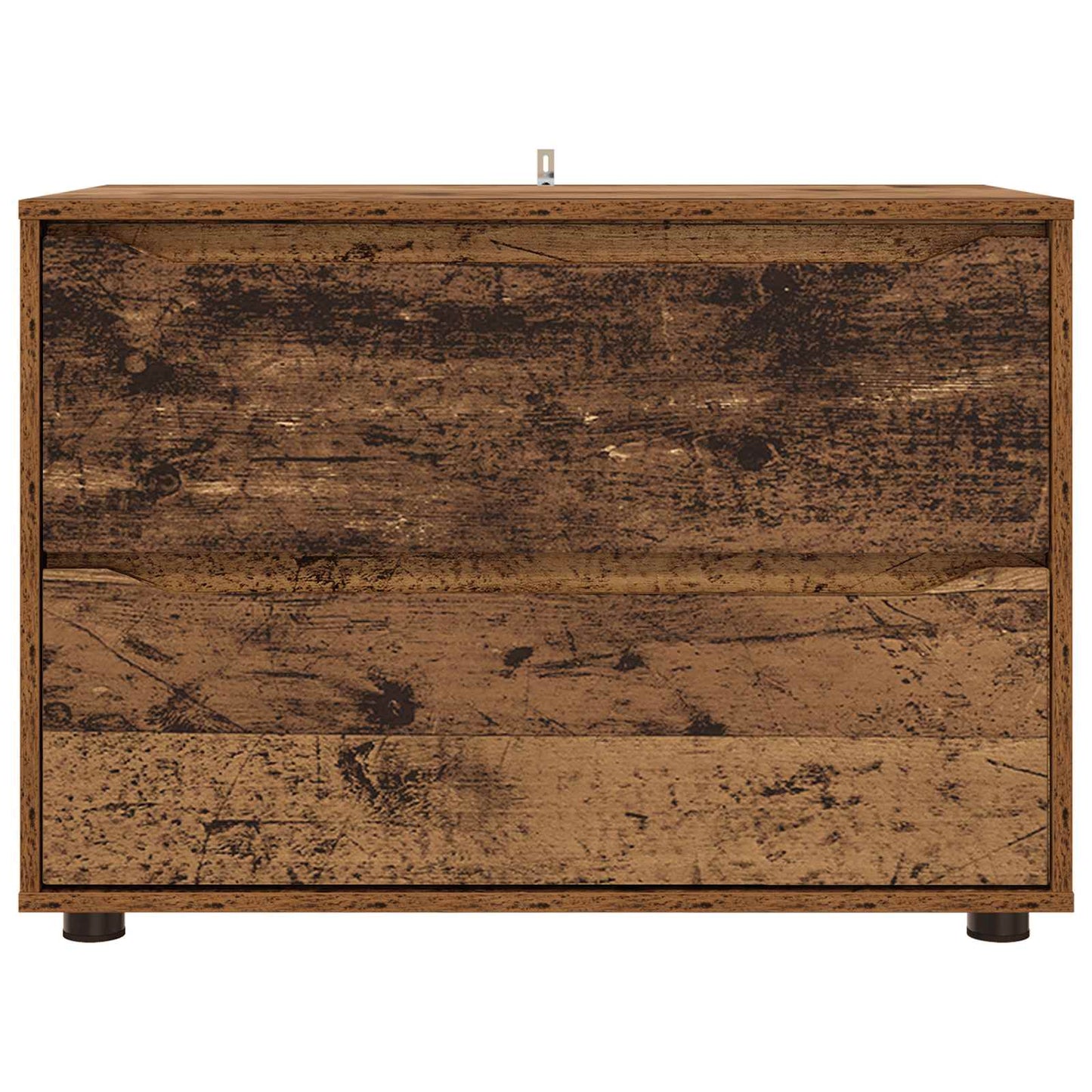 Opbevaringsskab 80 x 48 x 57 cm Konstrueret træ Gammelt træ