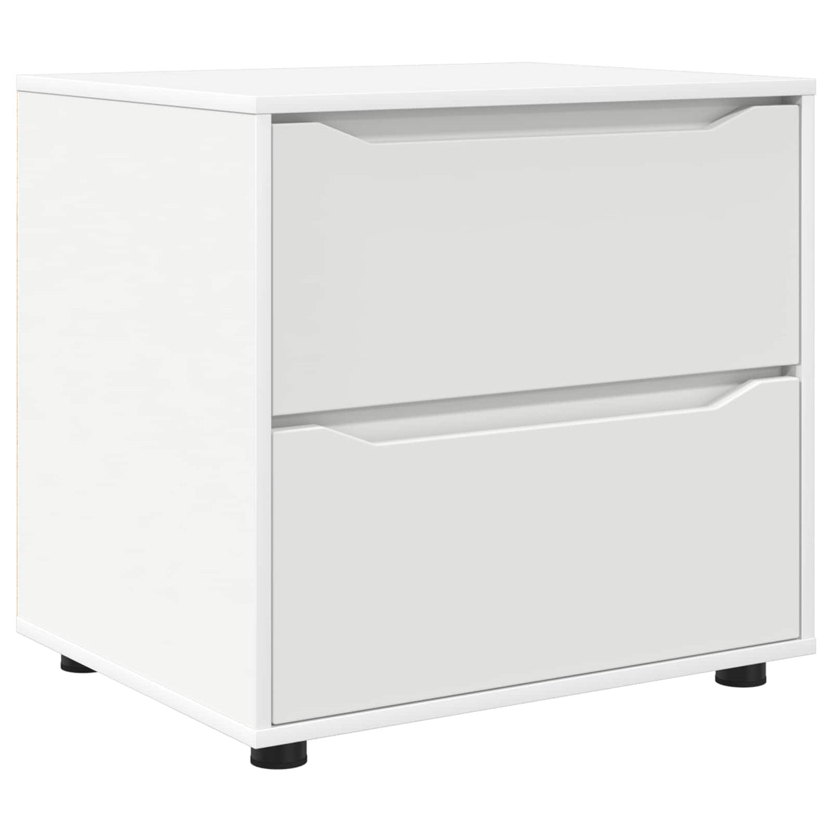 Opbevaringsskab 60 x 48 x 57 cm Konstrueret træ Hvid