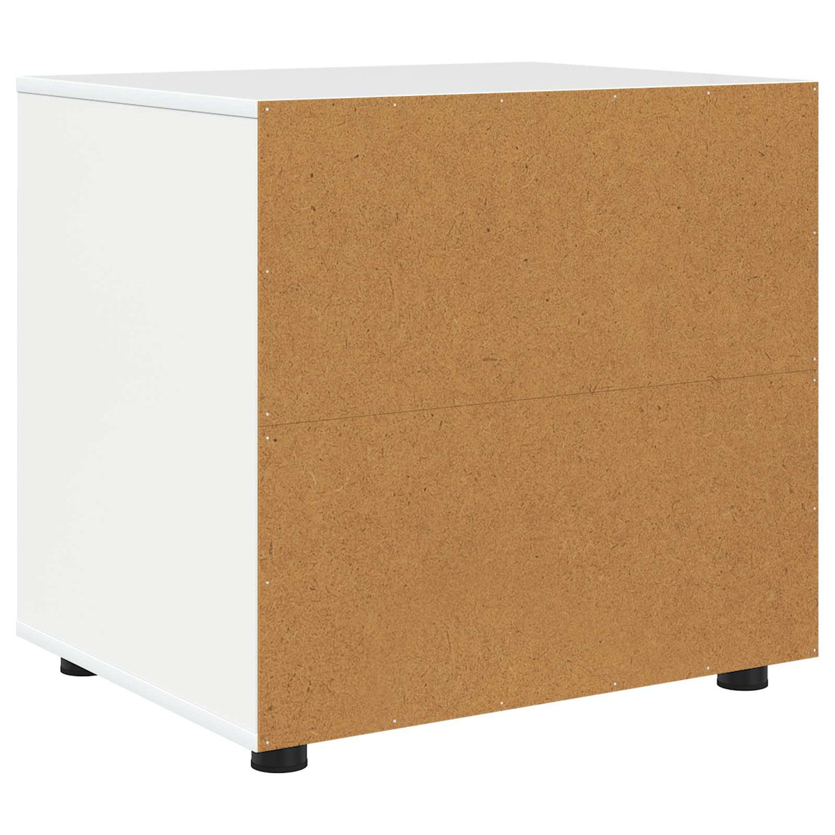 Opbevaringsskab 60 x 48 x 57 cm Konstrueret træ Hvid