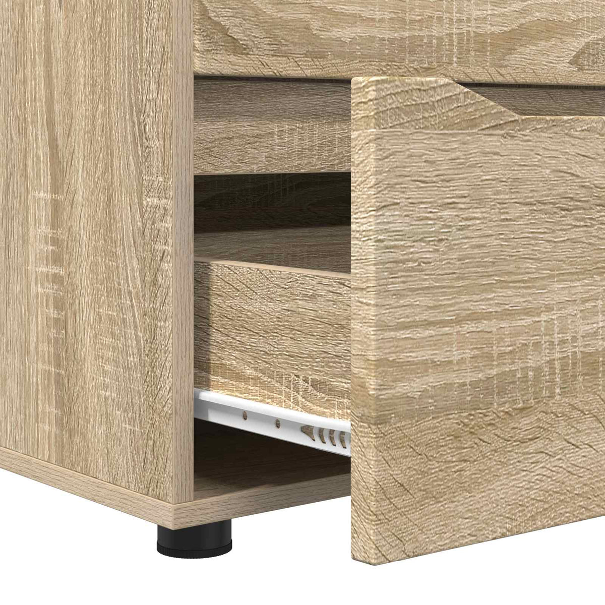 Opbevaringsskab 60 x 48 x 57 cm Konstrueret træ Sonoma eg