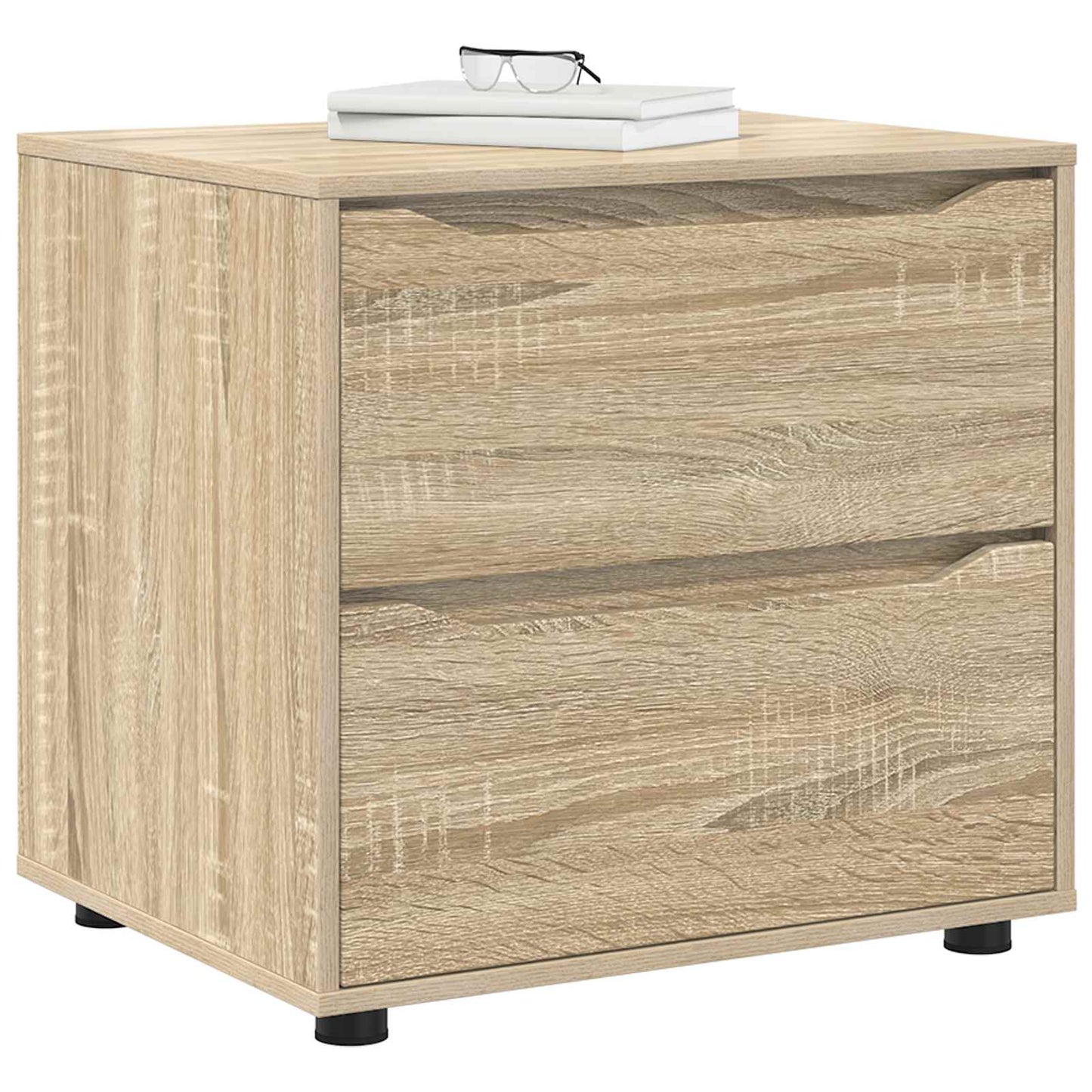 Opbevaringsskab 60 x 48 x 57 cm Konstrueret træ Sonoma eg