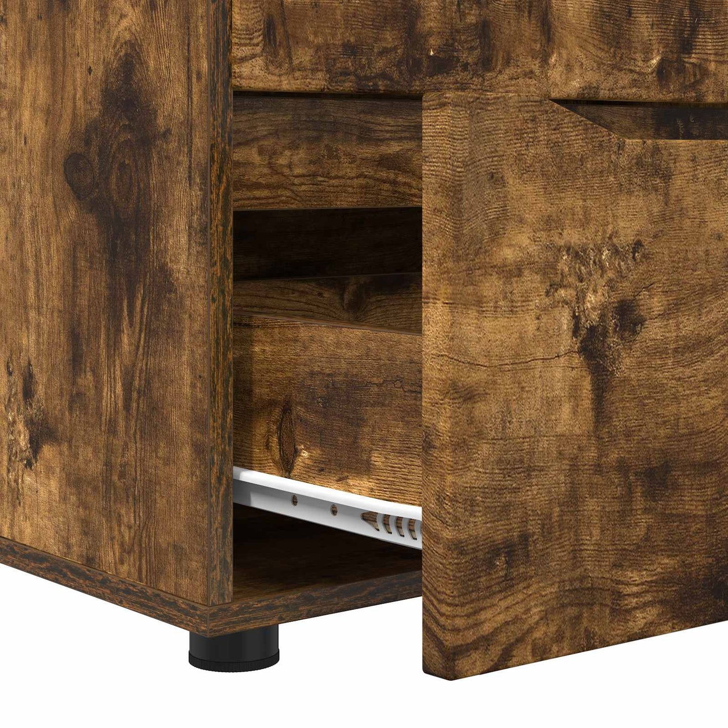 Opbevaringsskab 60 x 48 x 57 cm Konstrueret træ Røget eg