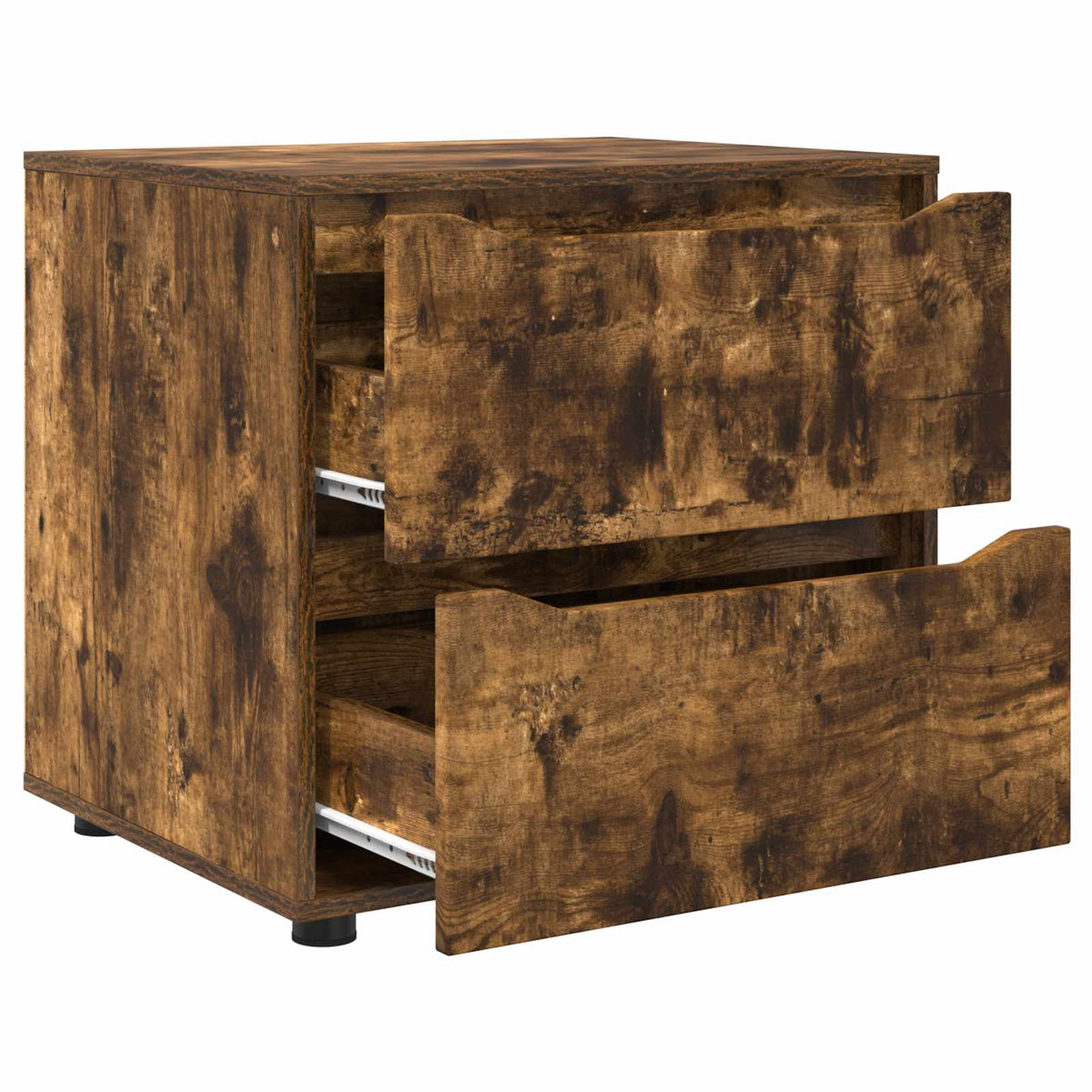 Opbevaringsskab 60 x 48 x 57 cm Konstrueret træ Røget eg