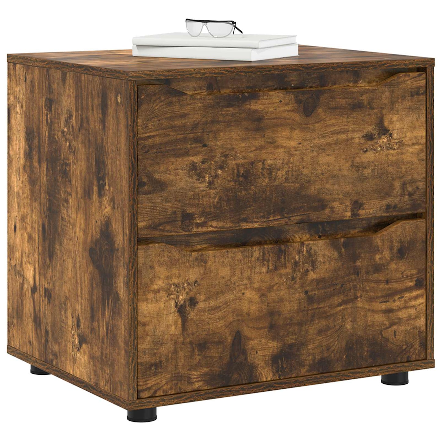 Opbevaringsskab 60 x 48 x 57 cm Konstrueret træ Røget eg