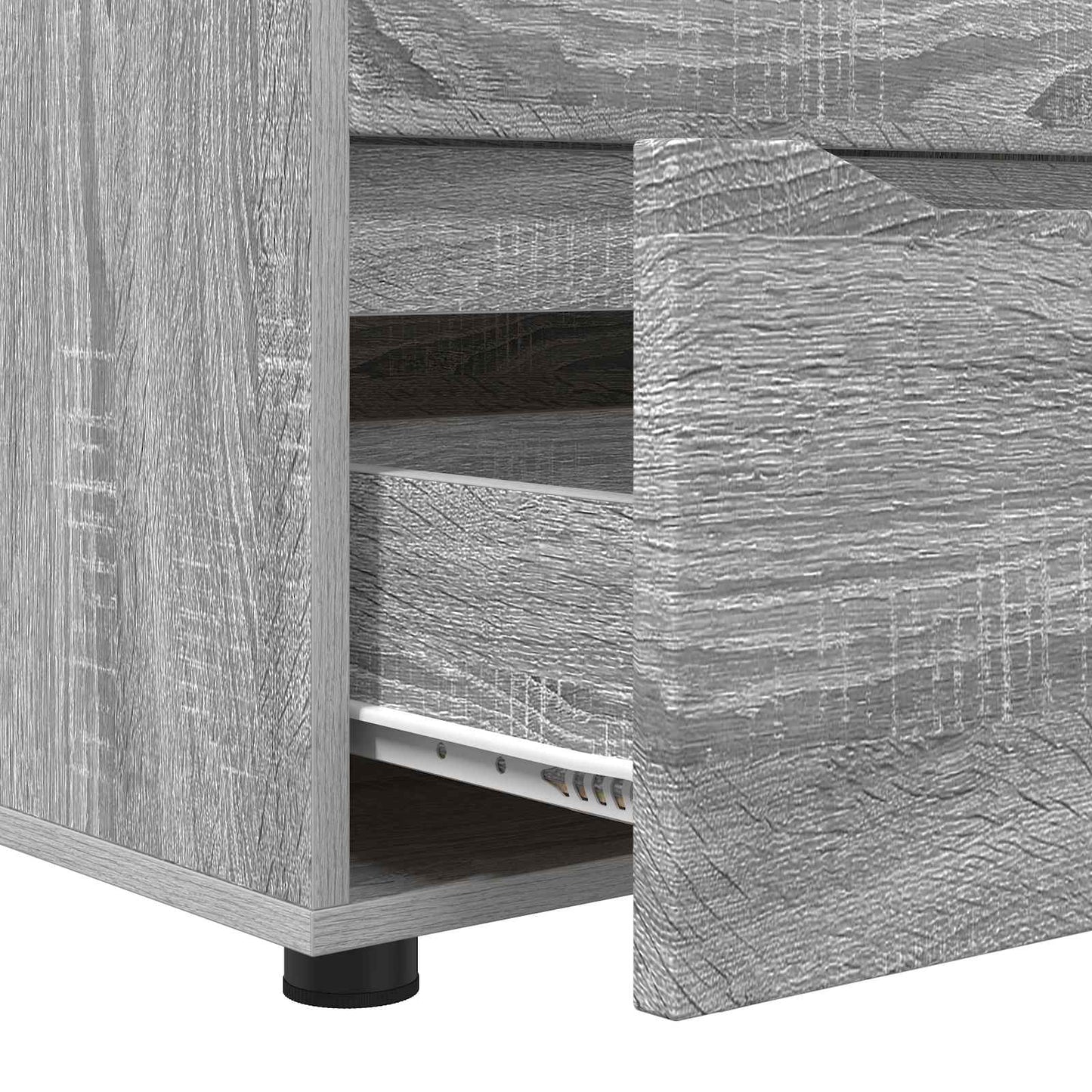 Opbevaringsskab 60 x 48 x 57 cm Konstrueret træ Grå Sonoma