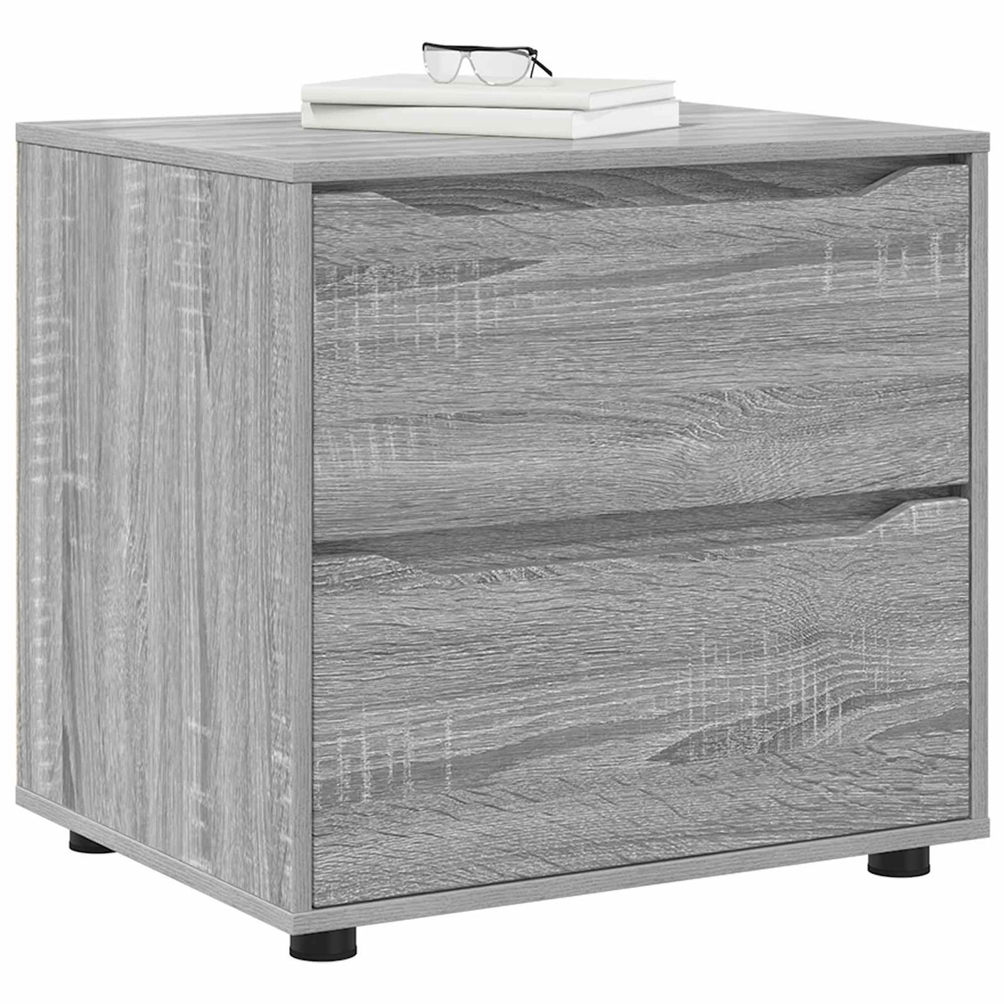 Opbevaringsskab 60 x 48 x 57 cm Konstrueret træ Grå Sonoma